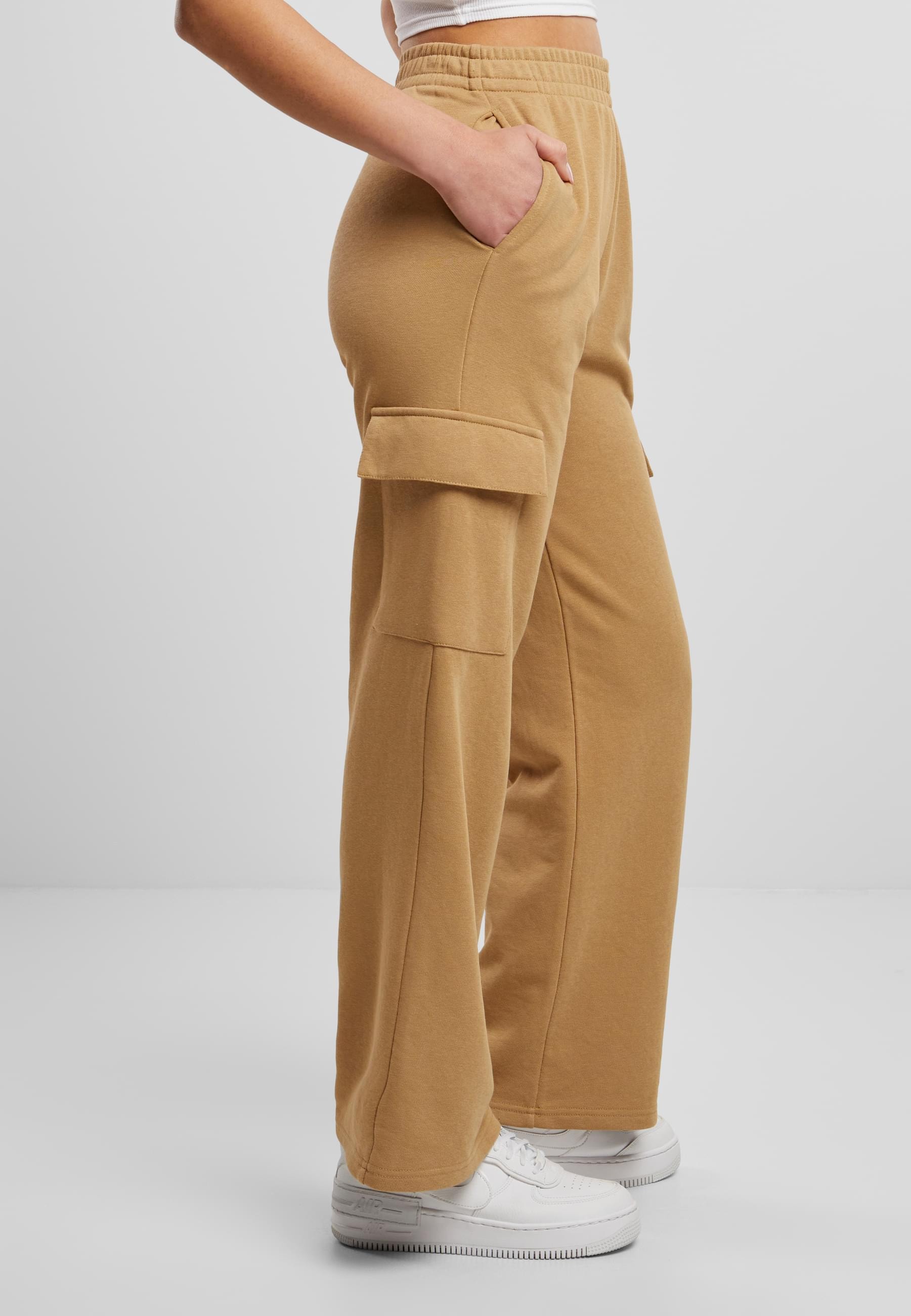 URBAN CLASSICS Jogginghose »Urban Classics Damen Ladies Baggy Light Terry Sweat Pants«, (1 tlg.)
