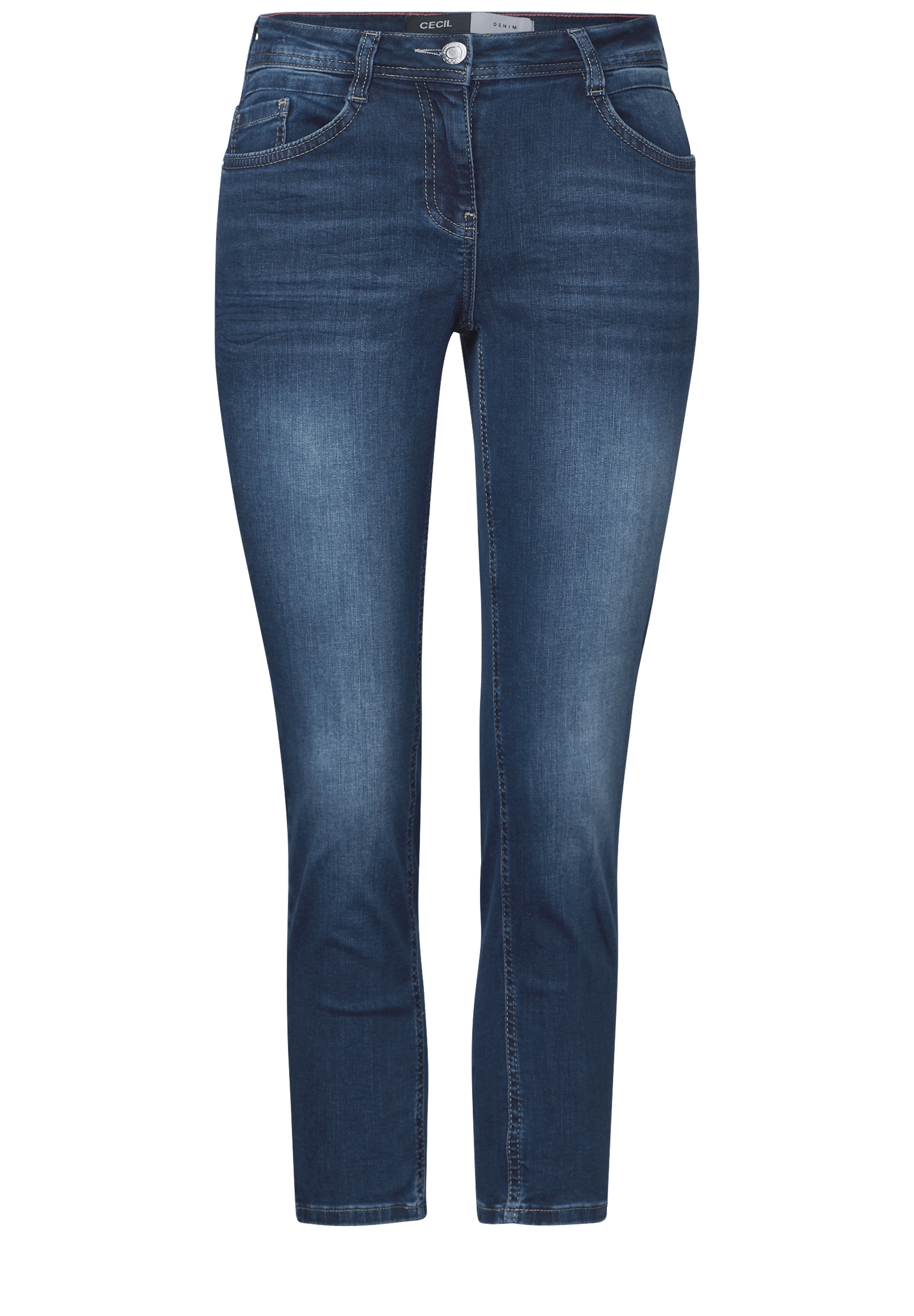 Cecil Comfort-fit-Jeans, Middle Waist