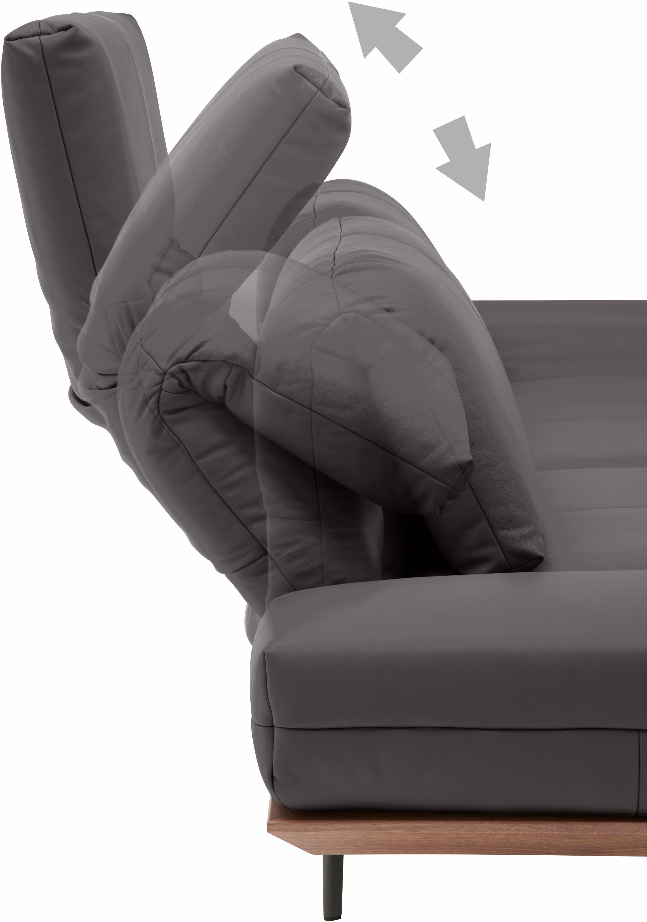 Creation BY ROLF BENZ 4-Sitzer »CR.420, Designsofa, Loungesofa«, in 2 Qualitäten, Holzrahmen in Eiche Natur oder Nußbaum, Breite 252 cm