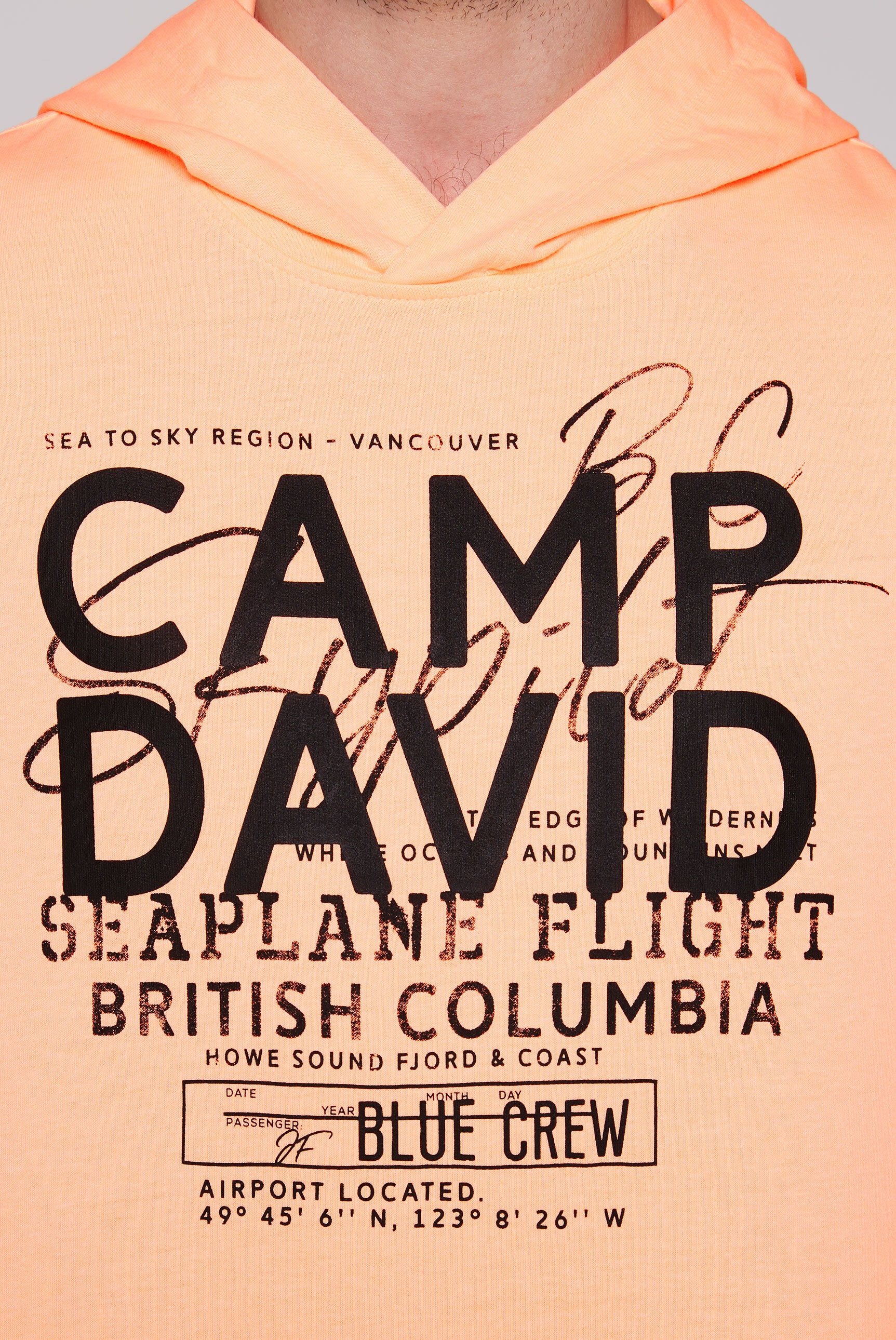 CAMP DAVID Kapuzensweatshirt, mit Baumwolle
