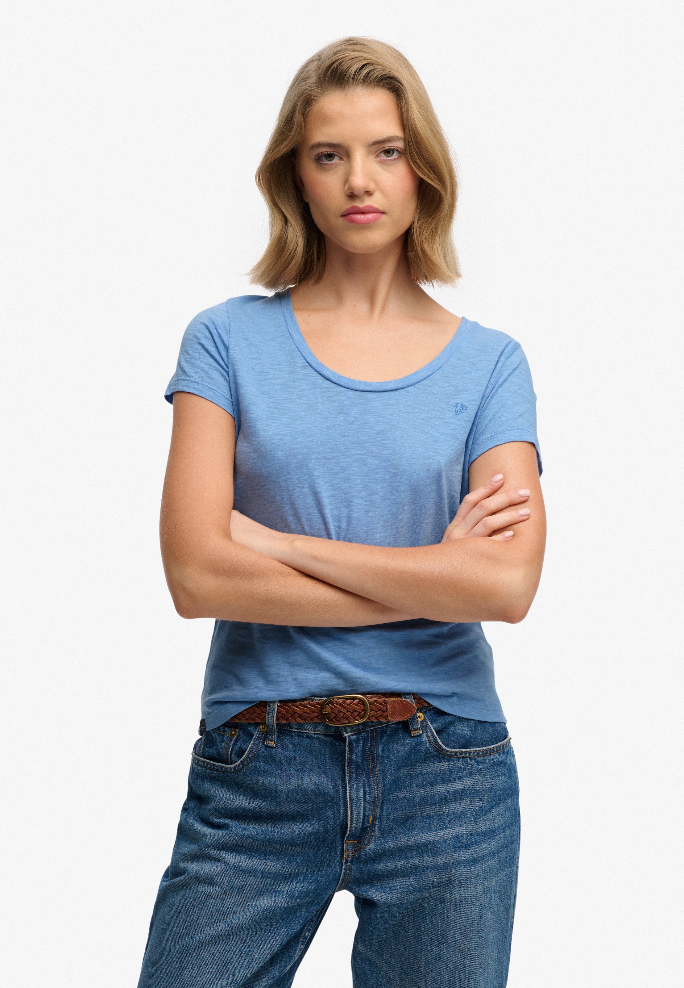 Superdry T-Shirt "STUDIOS SCOOP NECK TEE" günstig online kaufen