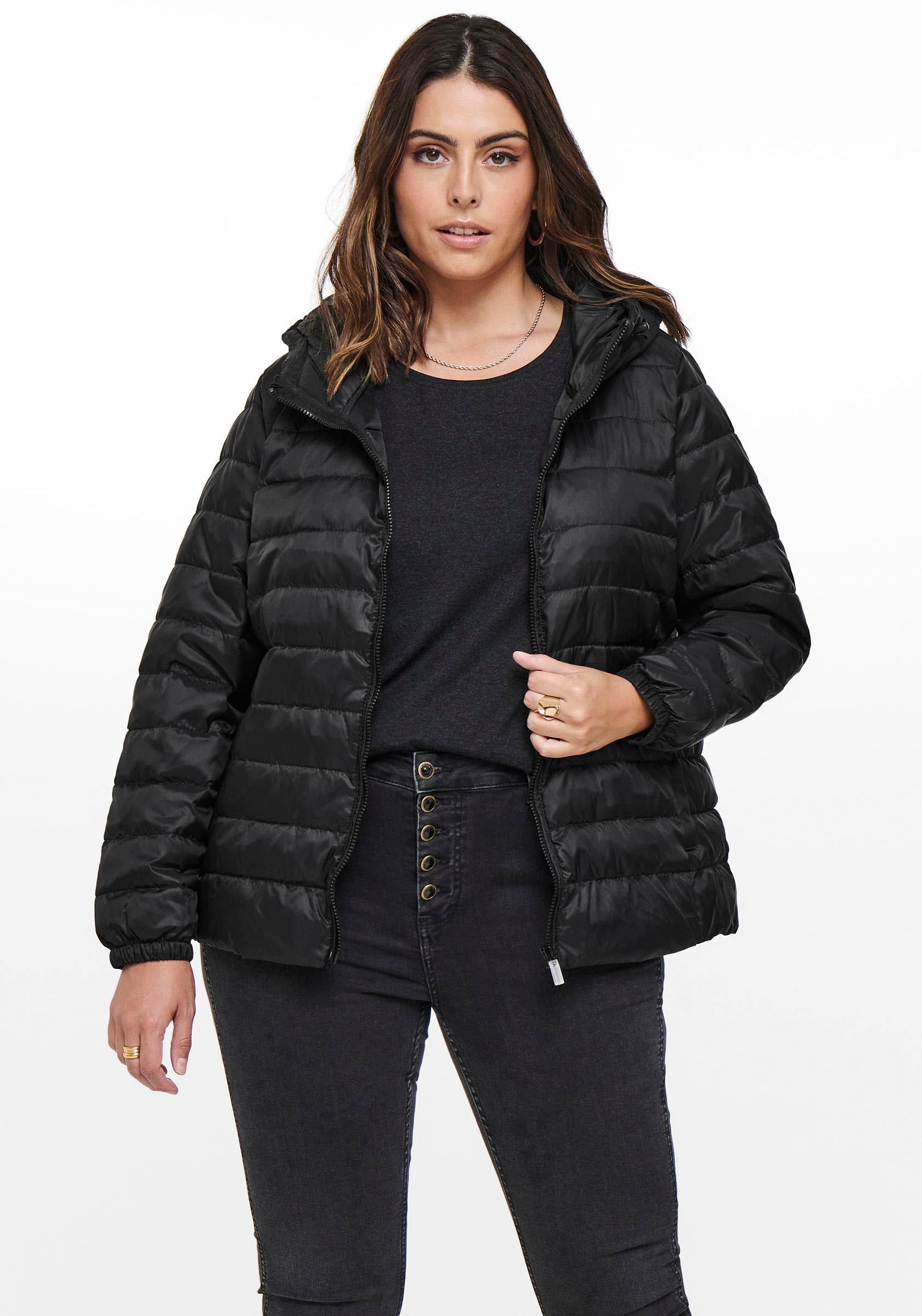 ONLY CARMAKOMA Steppjacke »Steppjacke Cartahoe«, mit Kapuze, mit Kapuze kaufen