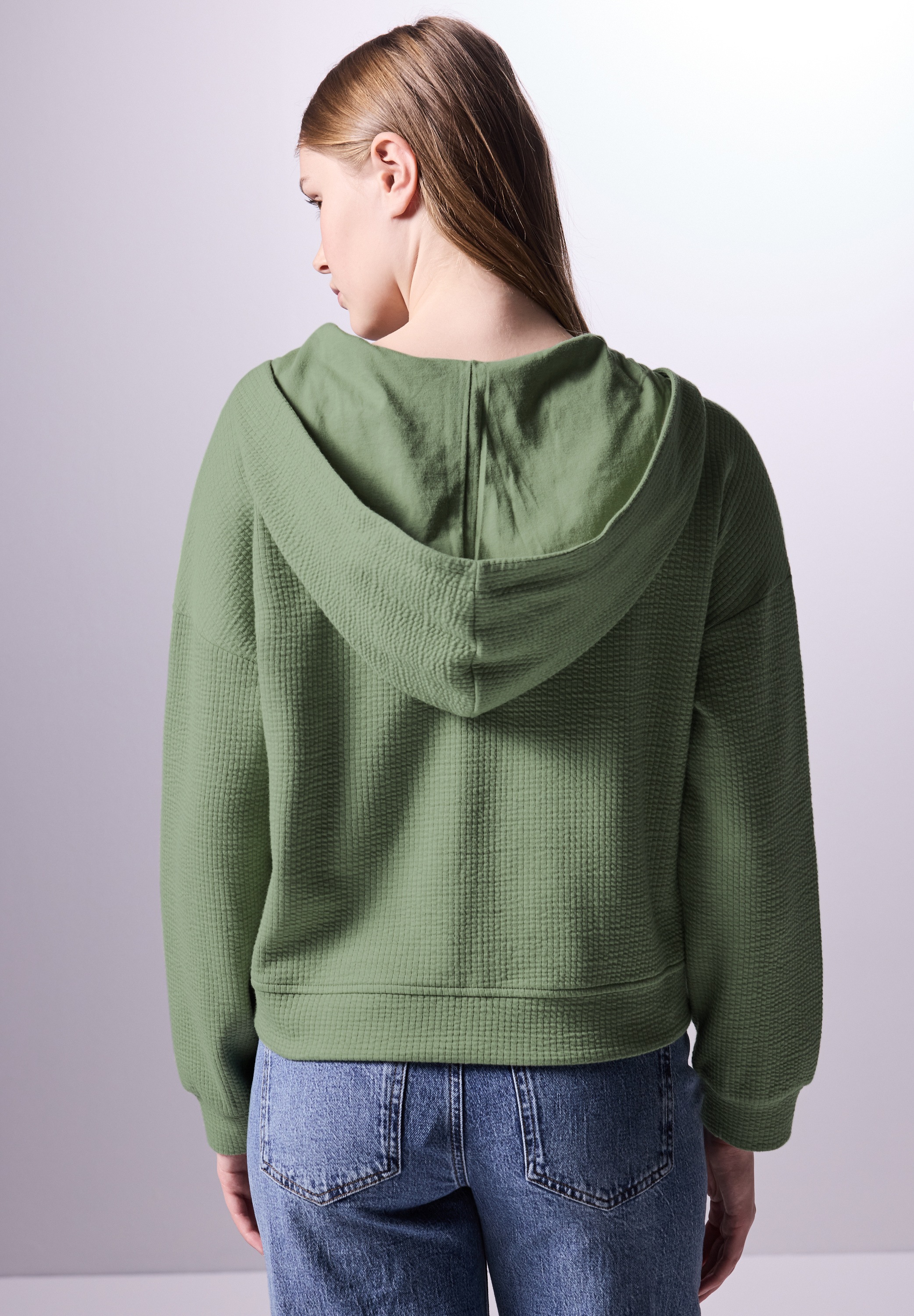 STREET ONE STUDIO Cardigan, aus Baumwolle mit Stretchanteil günstig online kaufen