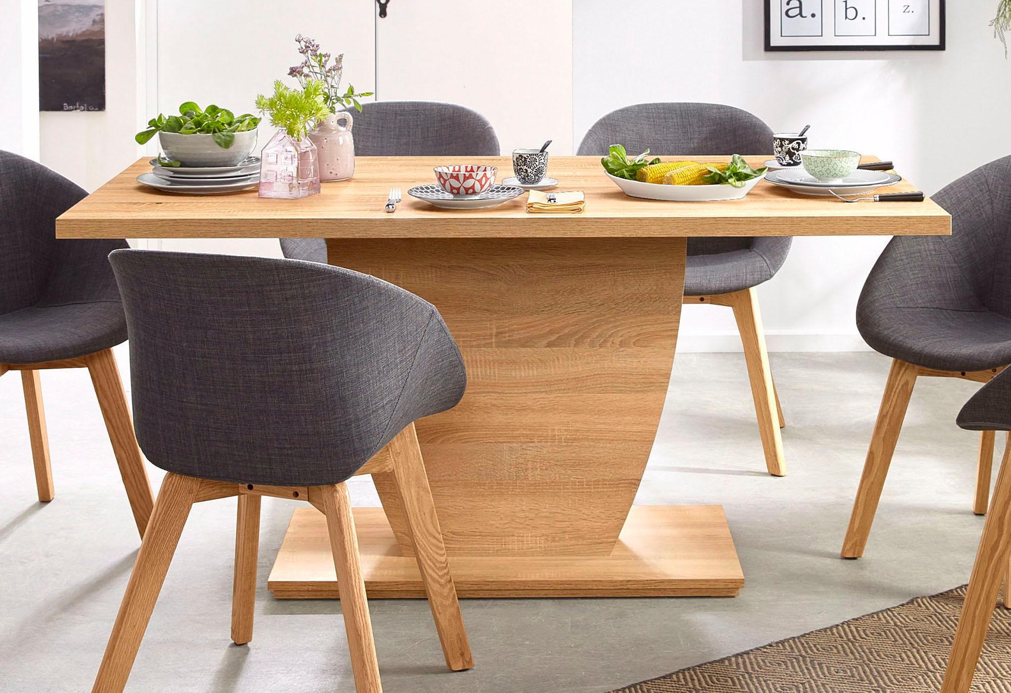 Homexperts Säulen-Esstisch, Breite 140 oder 160 cm