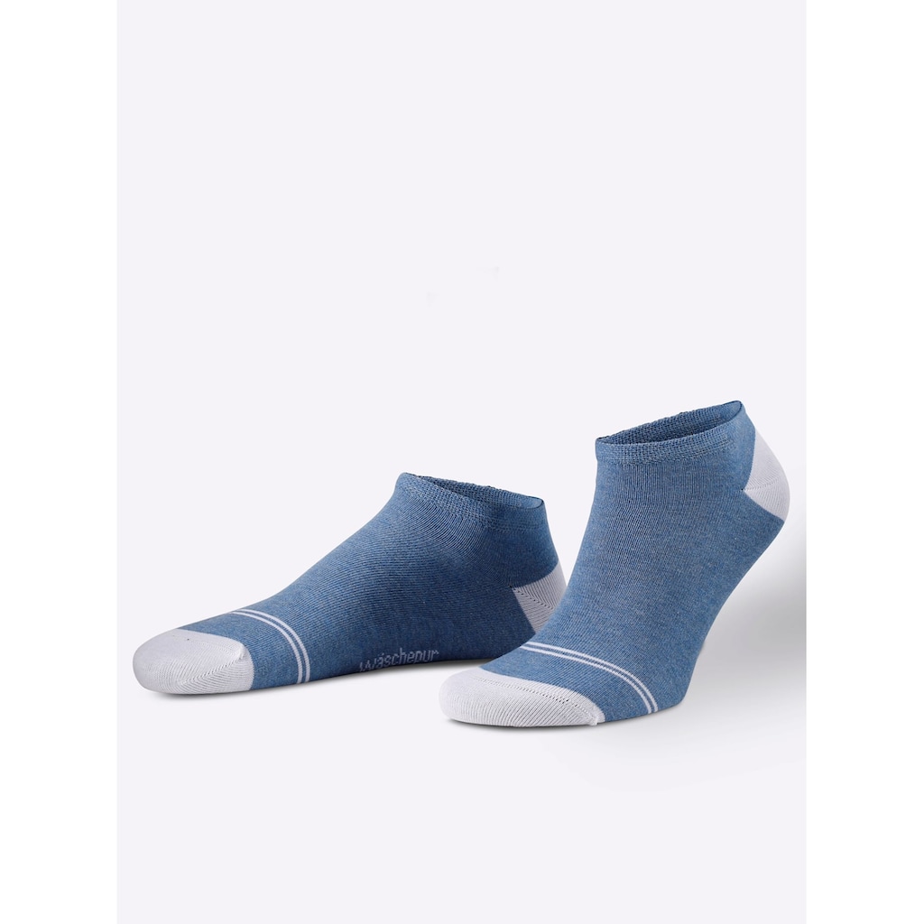 wäschepur Sneakersocken, (7 Paar)