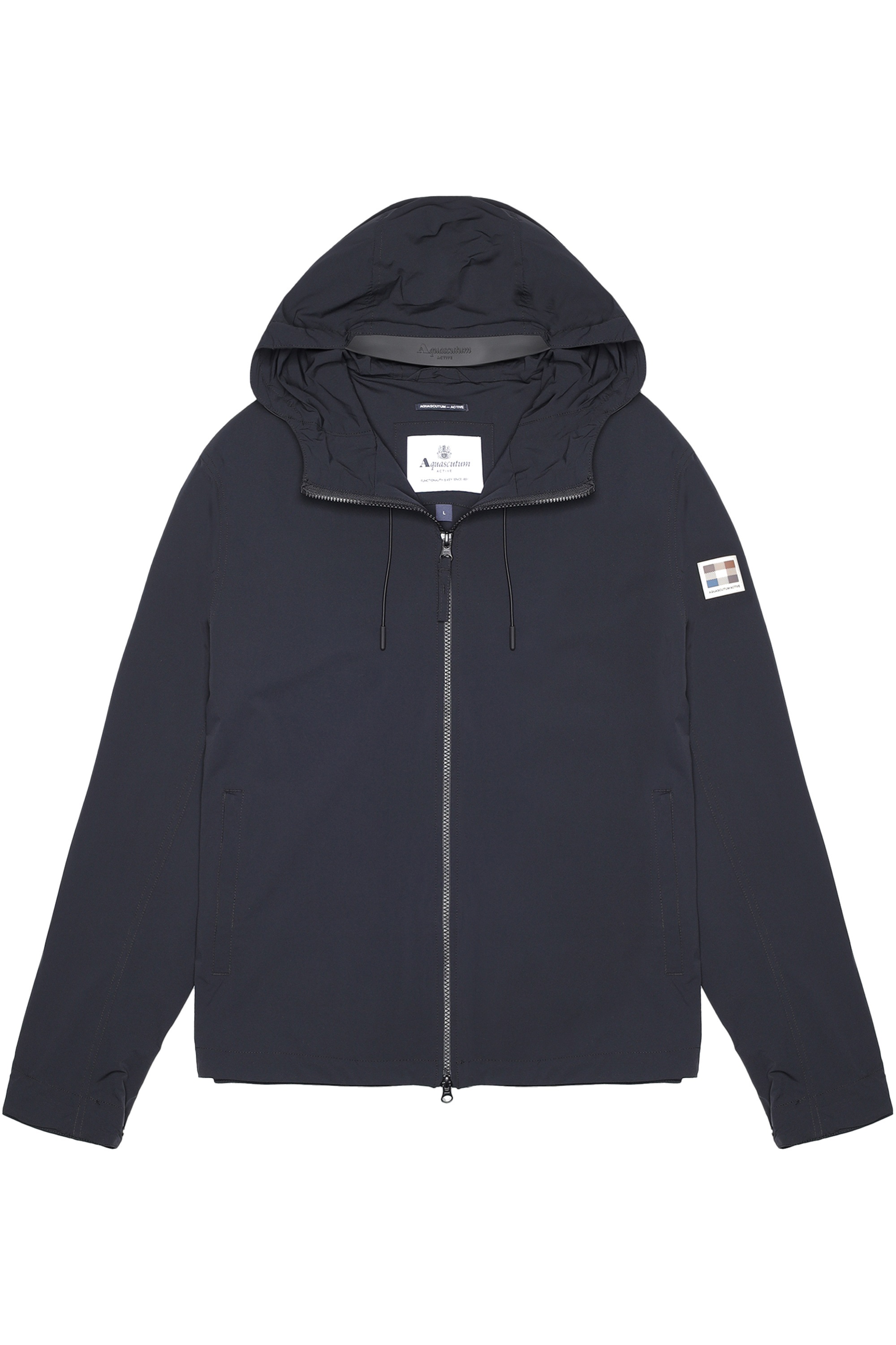 Aquascutum Active Wolljacke "HOODED STRETCH WINDBREAKER Herren" mit Kapuze Kapuzenjacke Herren, leichte Jacke, Sportjacke, Wetterjacke, Sale