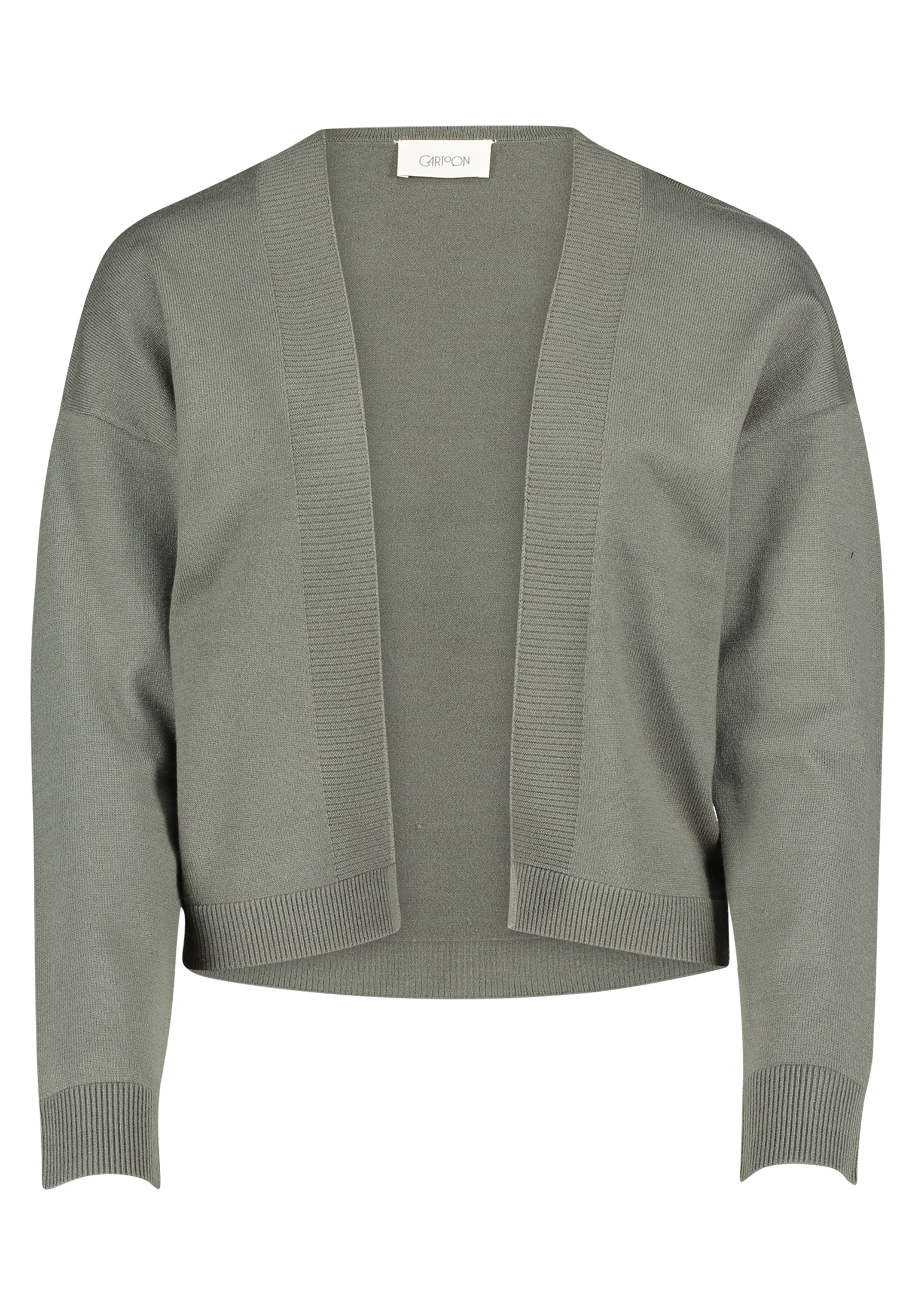 Cartoon Strickjacke »Cartoon Damen Basic-Strickjacke mit Rippbündchen«, Rippbündchen