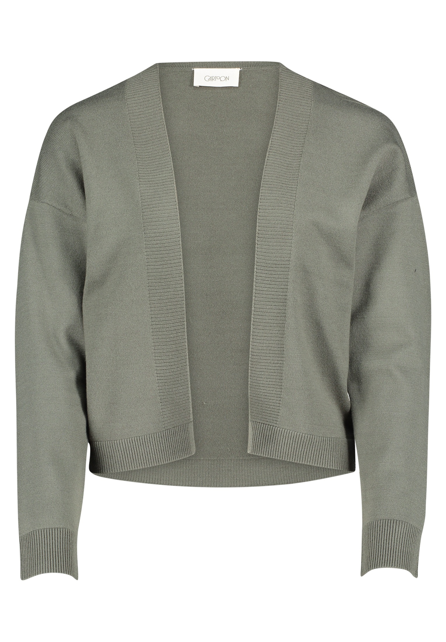 Cartoon Strickjacke "Damen Basic-Strickjacke mit Rippbündchen" 1 Stk. tlg. günstig online kaufen