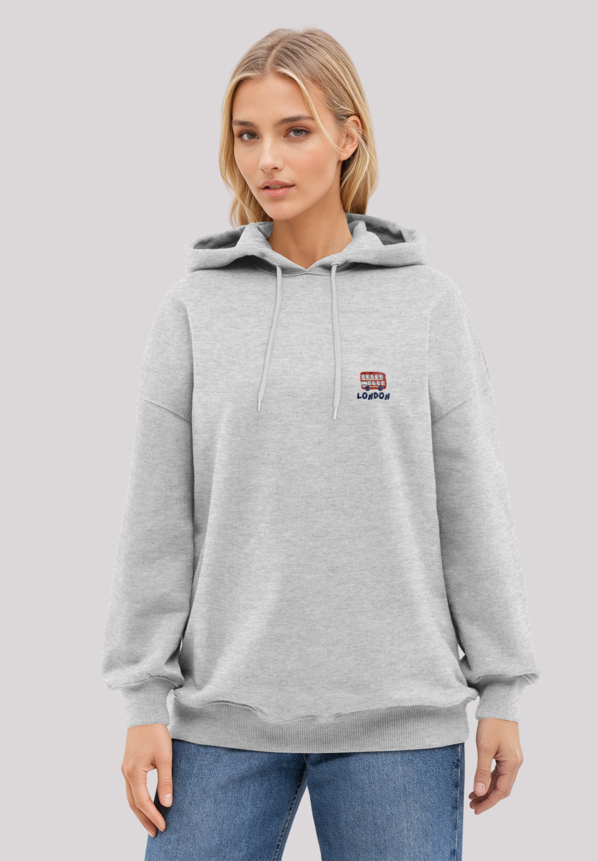 F4NT4STIC Kapuzenpullover "London Red Bus Bestickt", Premium Qualität günstig online kaufen
