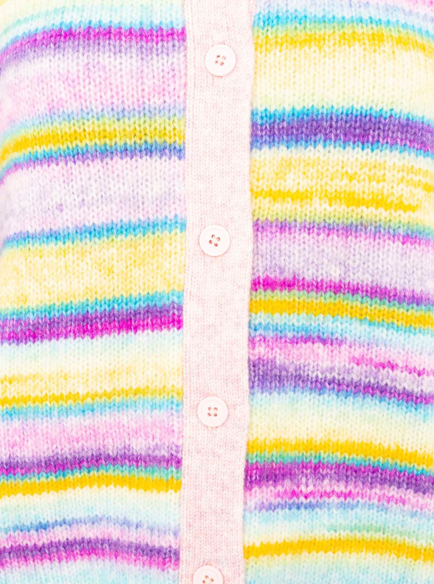 Zwillingsherz Strickjacke »"Kleine Streifen"«, mit Knöpfen und Wollanteil