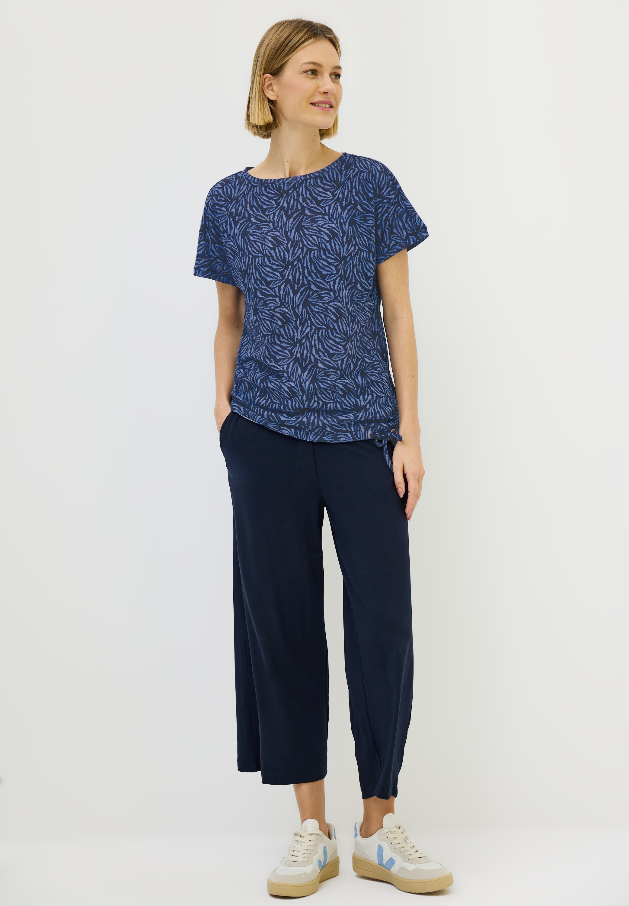 Cecil Print-Shirt, aus Baumwolle mit Stretchante
