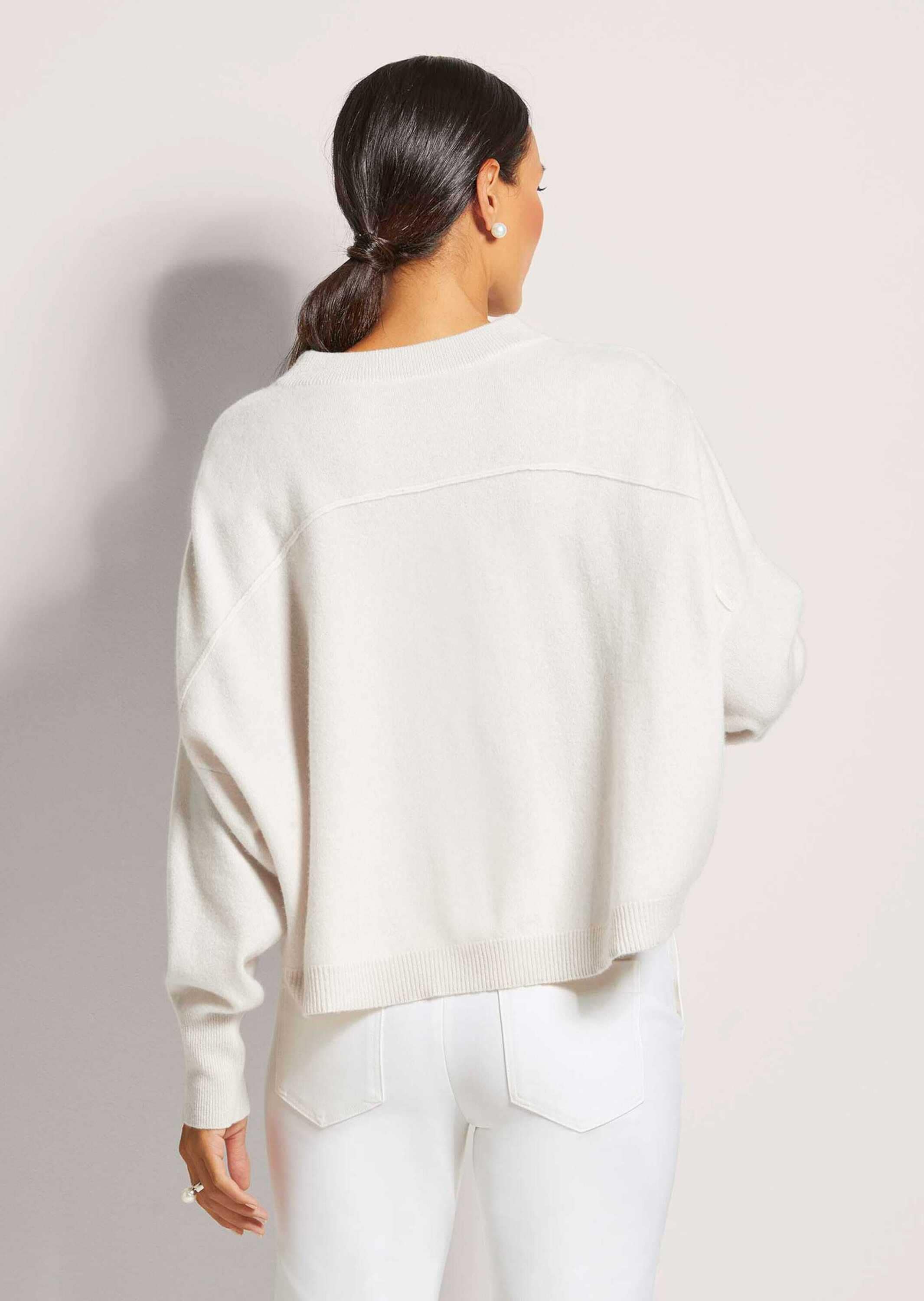 MADELEINE Longpullover »Strickpullover Kaschmir Pullover mit Rundhalsausschnitt«