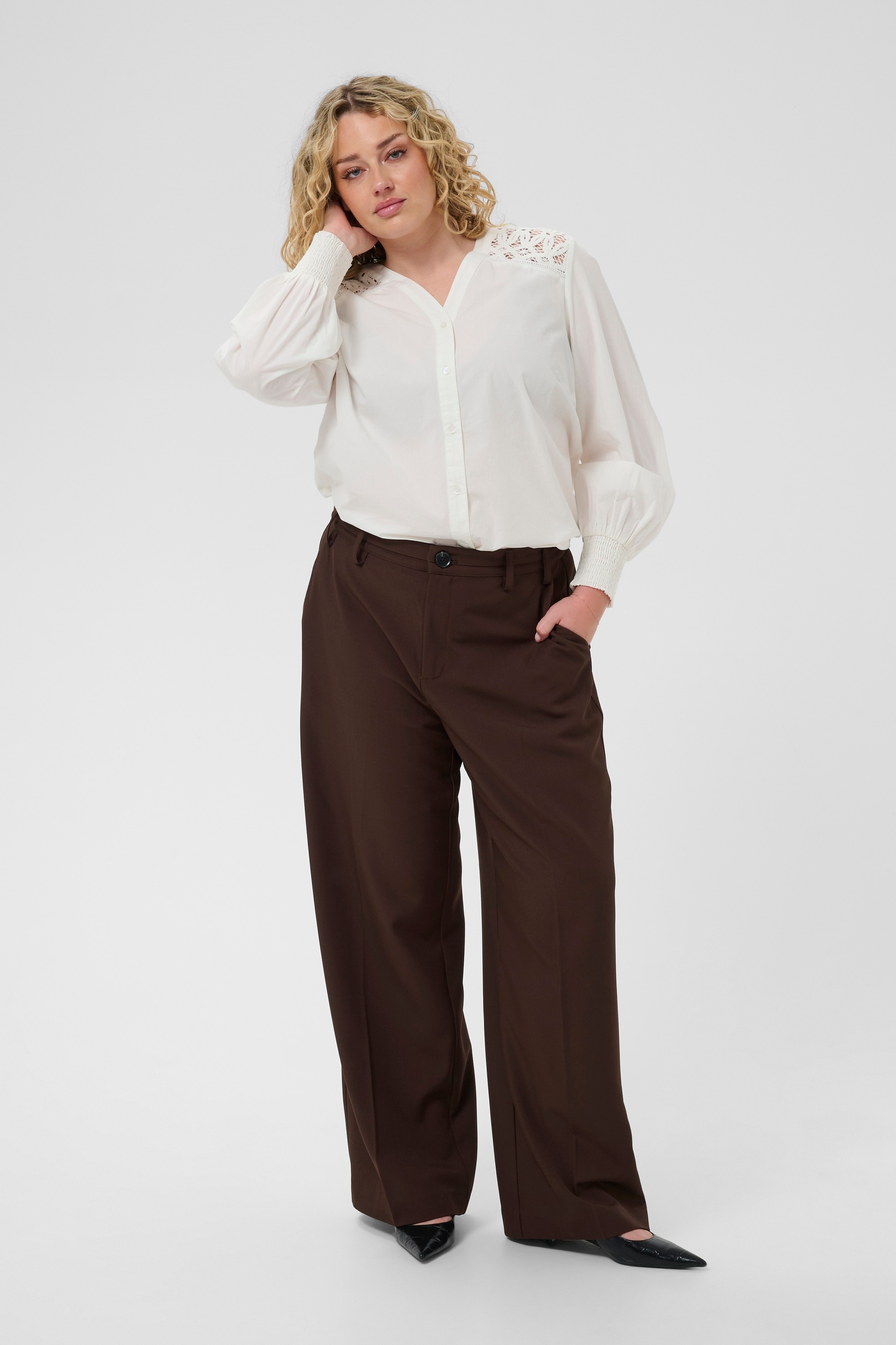 KAFFE Curve Marlene-Hose »Damen Hose KCluma«