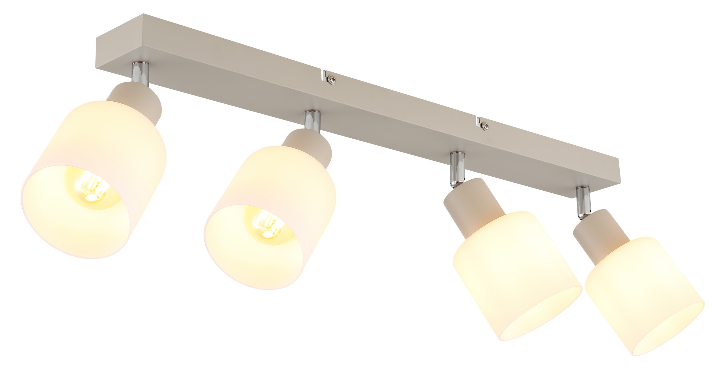 GLOBO LIGHTING Deckenspot »TRENT« E14 1 Stk. Drehbarer Strahler für Wohn- & Esszimmer sandfarben matt