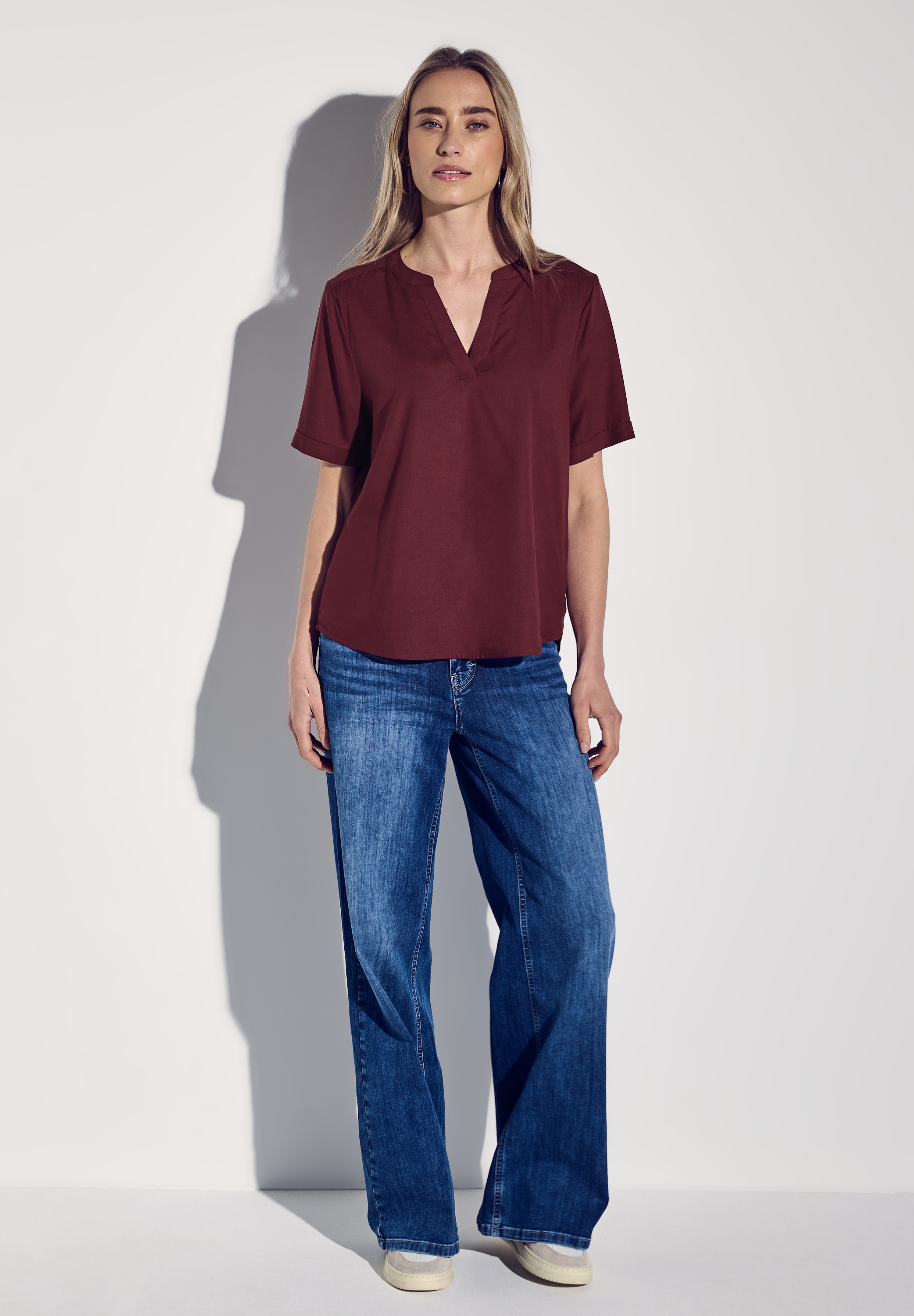 STREET ONE Shirtbluse, aus softer Viskose