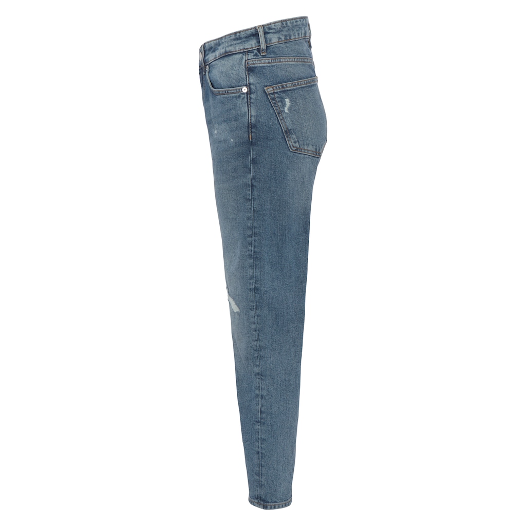 BOSS ORANGE Stretch-Jeans »Elsa Mid Rise Mid Waist, mittlere Leibhöhe Premium Denim Jeans«