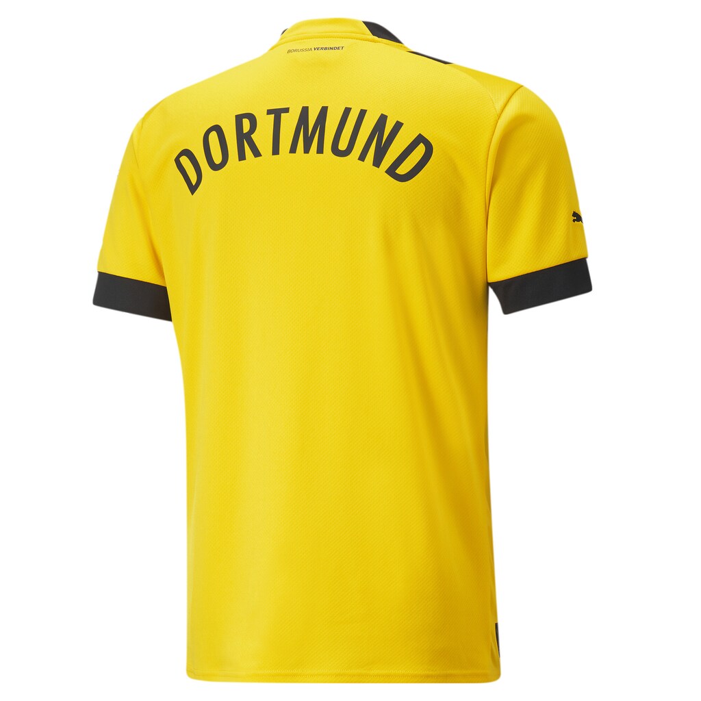 Herrenmode Shirts PUMA Trainingsshirt »Borussia Dortmund 22/23 Replik-Heimtrikot für Herren Regular« gelb