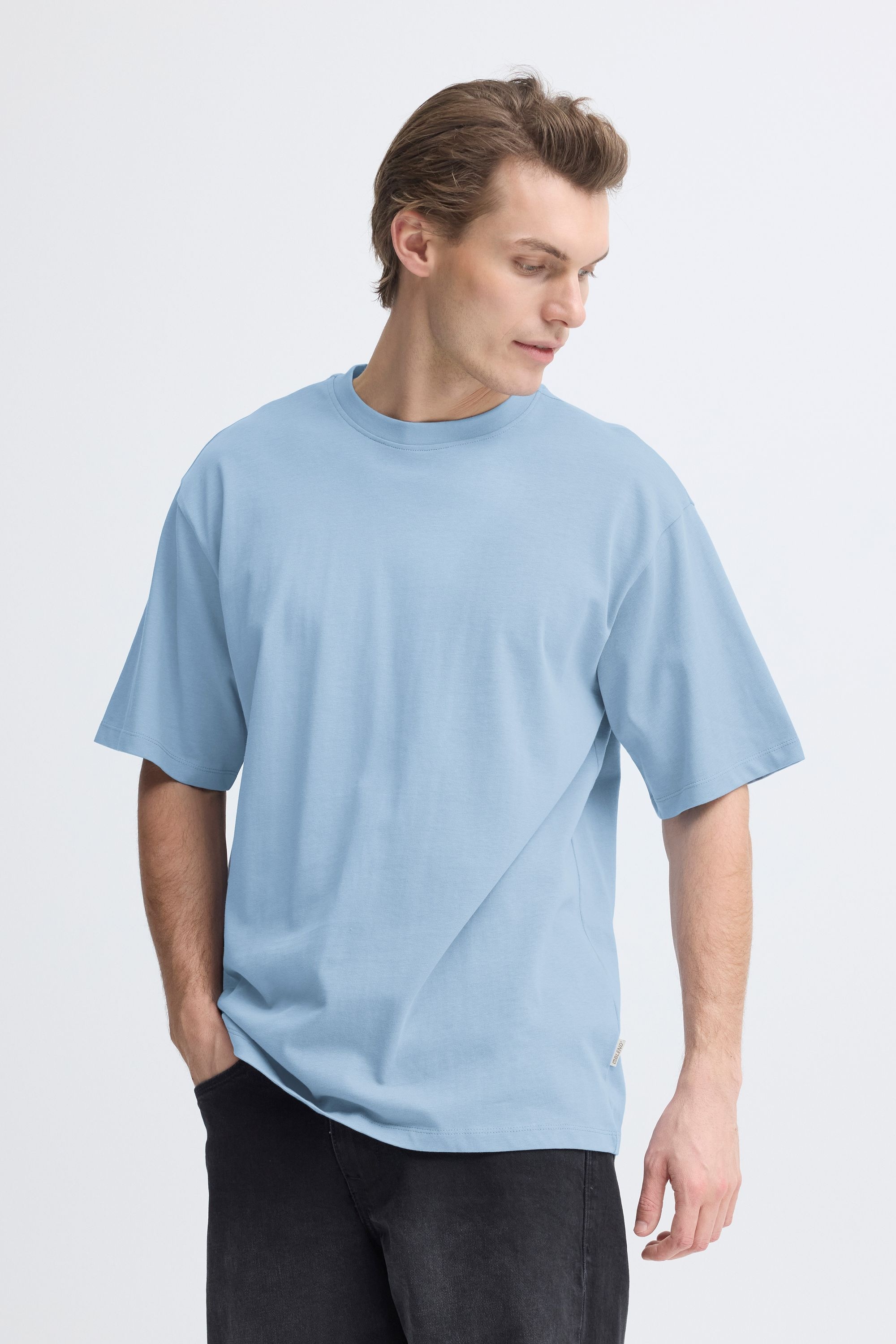 Blend Rundhalsshirt "BHFisher" Oversized T-Shirt mit Rundhalsausschnitt günstig online kaufen