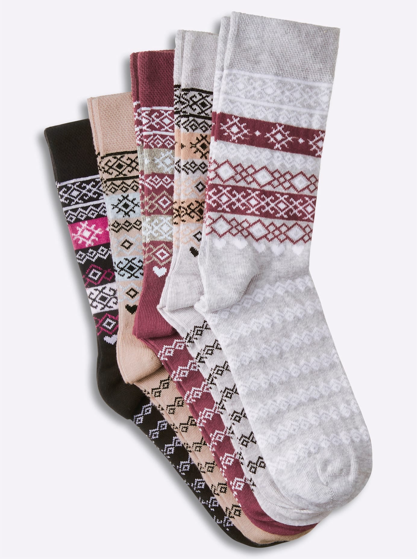 wäschepur Socken 5 Paar tlg.