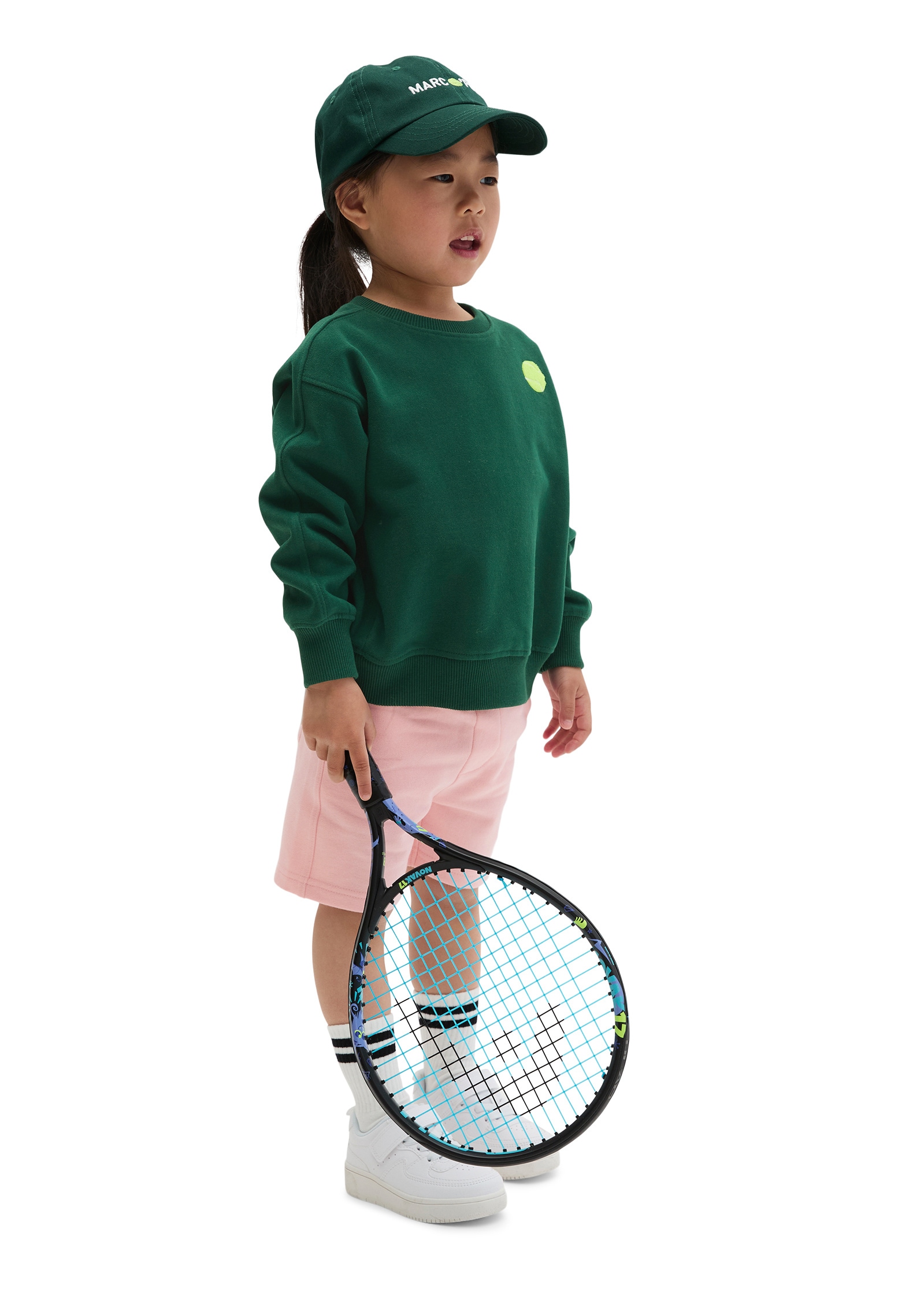 Marc O'Polo Sweatshirt »mit beidseitigen Tennisball-Highlights«
