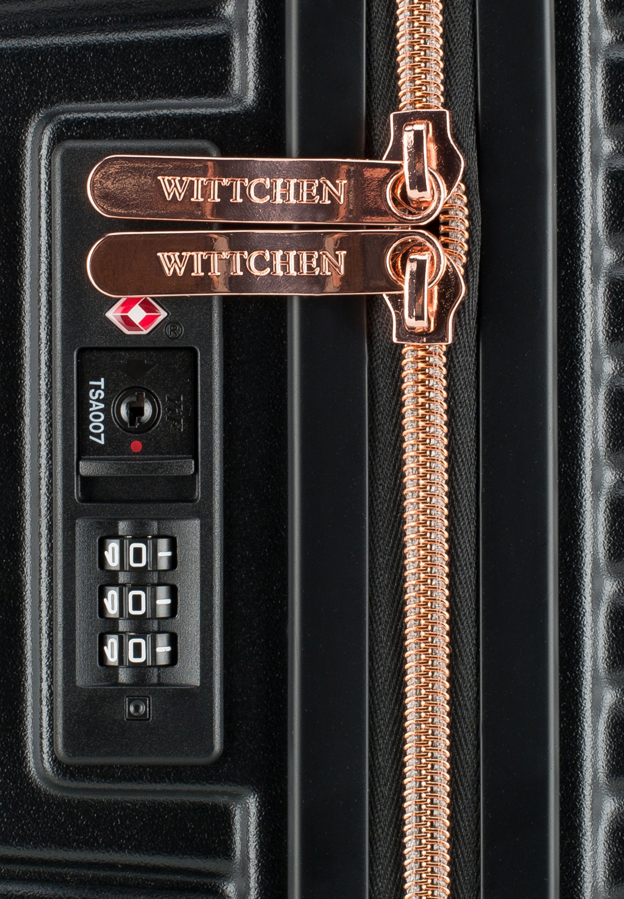 WITTCHEN Handgepäckkoffer »GL STYLE«, (nein), 4 Rollen, Vollversenre Teleskopstange, mit TSA-Schloss, mit vier Rollen