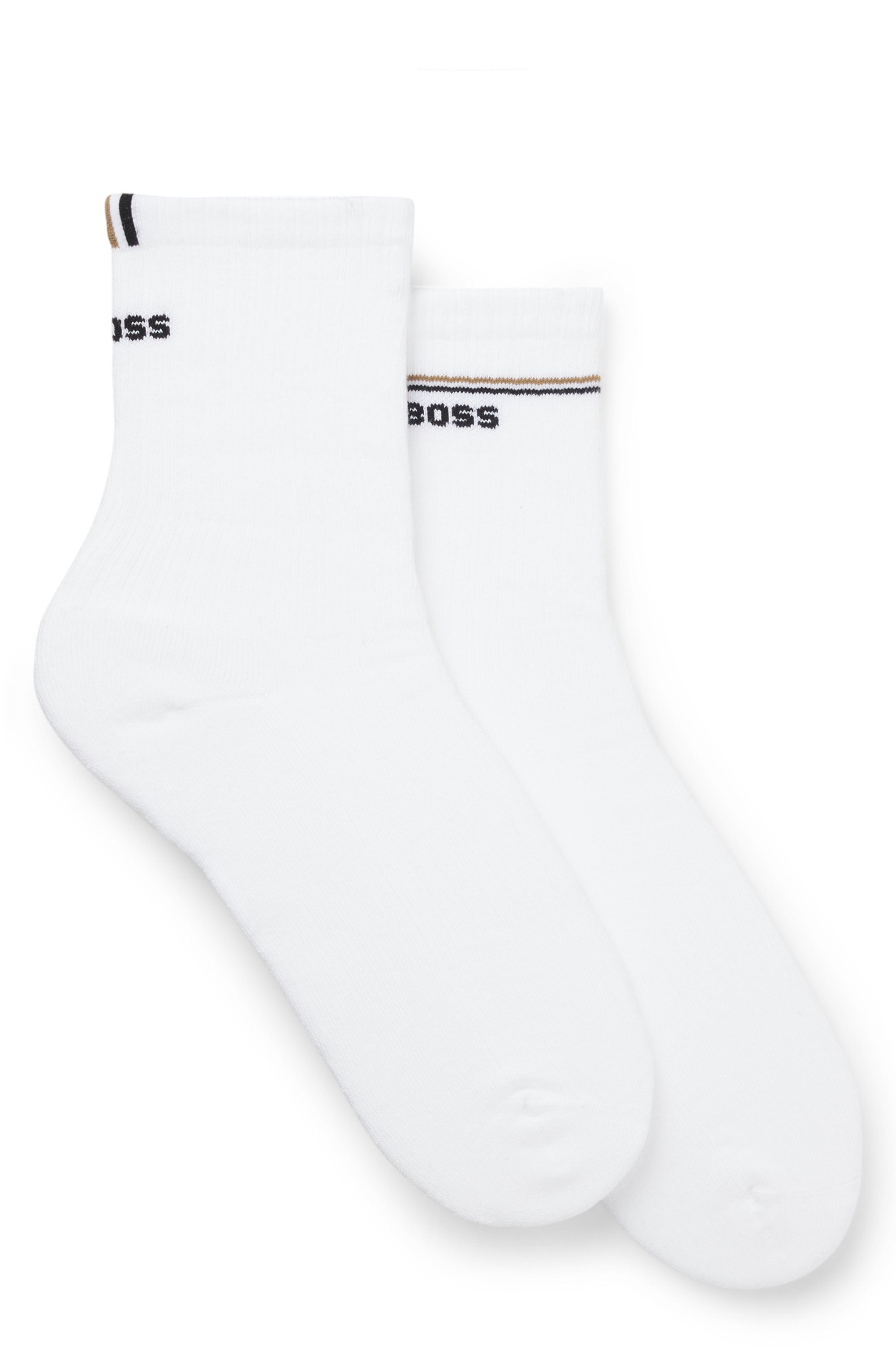 BOSS Socken »2P QS Iconic CC W«, (Packung, 2 Paar, 2er), mit BOSS-Logoschriftzug