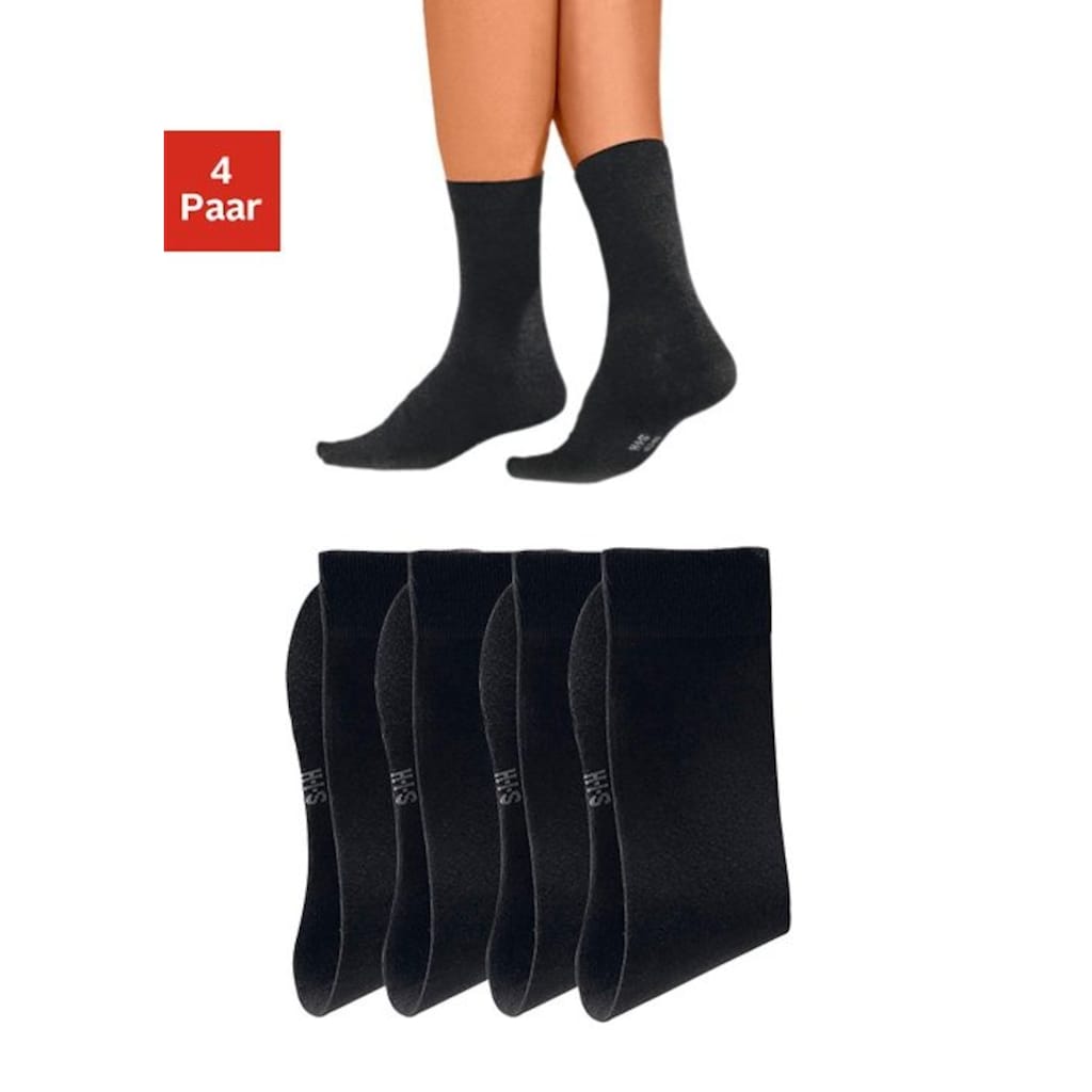 H.I.S Basicsocken, (4 Paar)