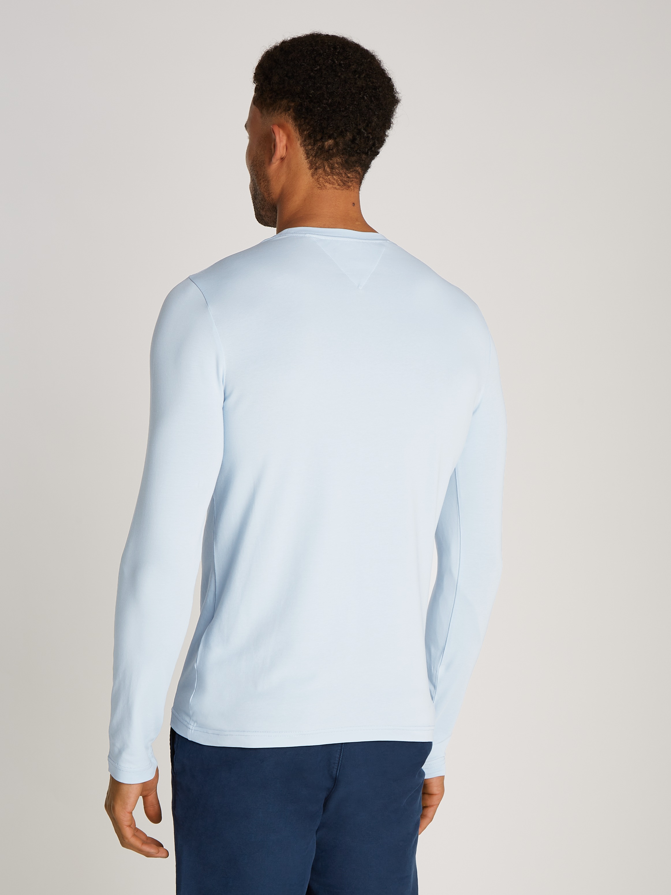 Tommy Hilfiger Langarmshirt "STRETCH SLIM FIT LONG SLEEVE", aus Baumwollstr günstig online kaufen