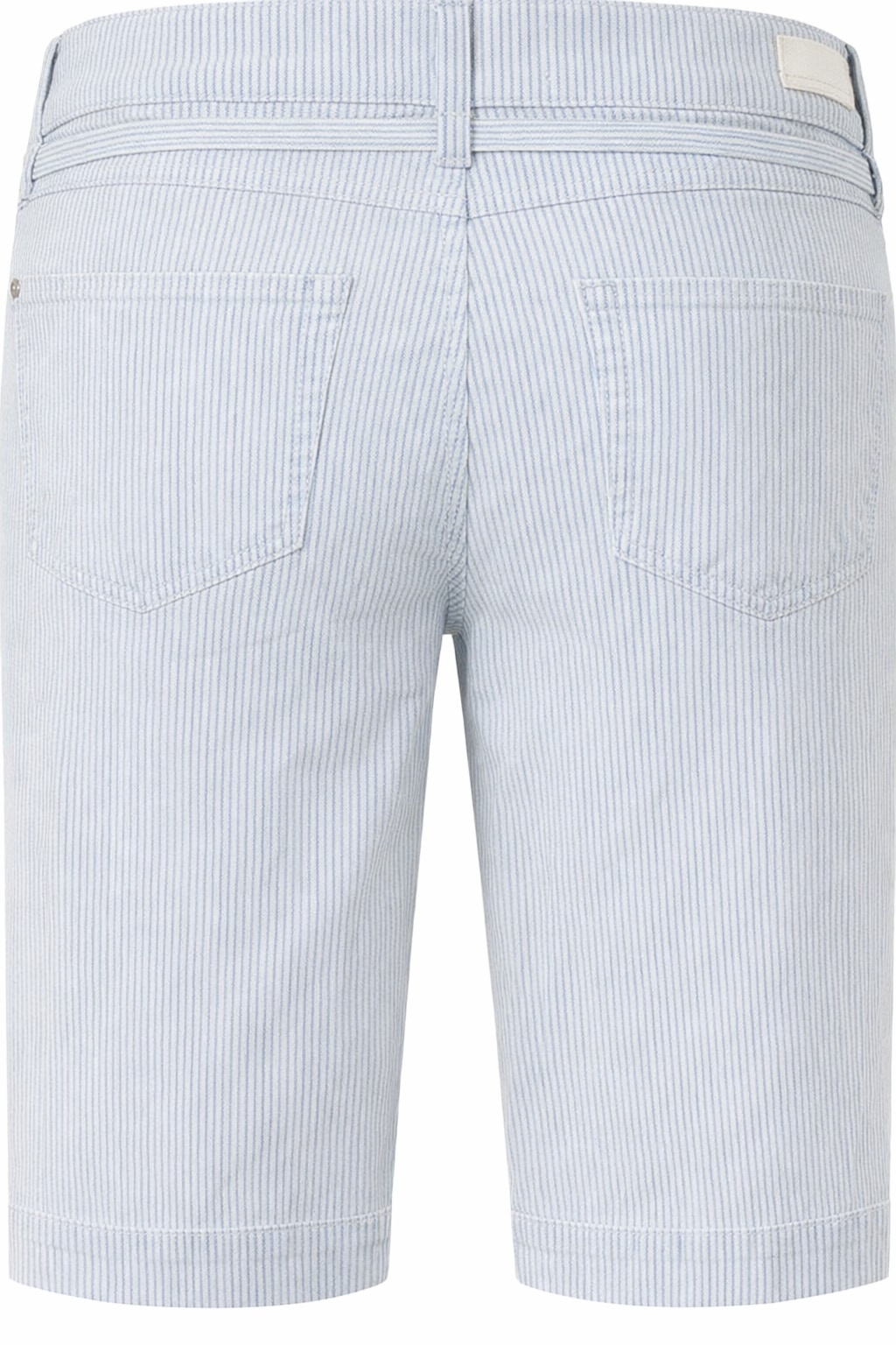 ANGELS Jeansbermudas »LIA CITY« mit leichtem Streifen-Dessin, Stretch, Wide-Leg