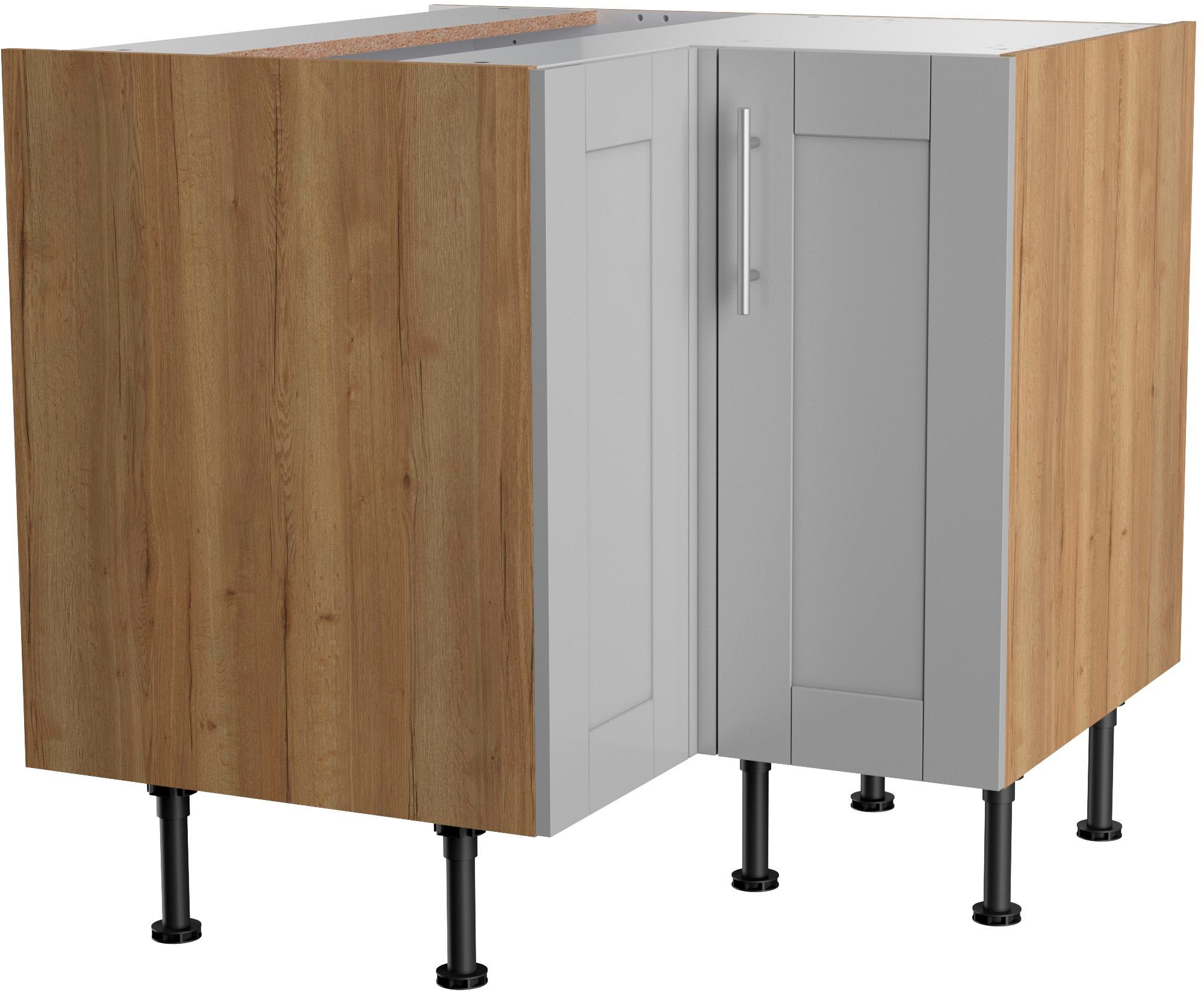 KOCHSTATION Eckunterschrank "KS-Ahus", Breite 90 x 90 cm günstig online kaufen