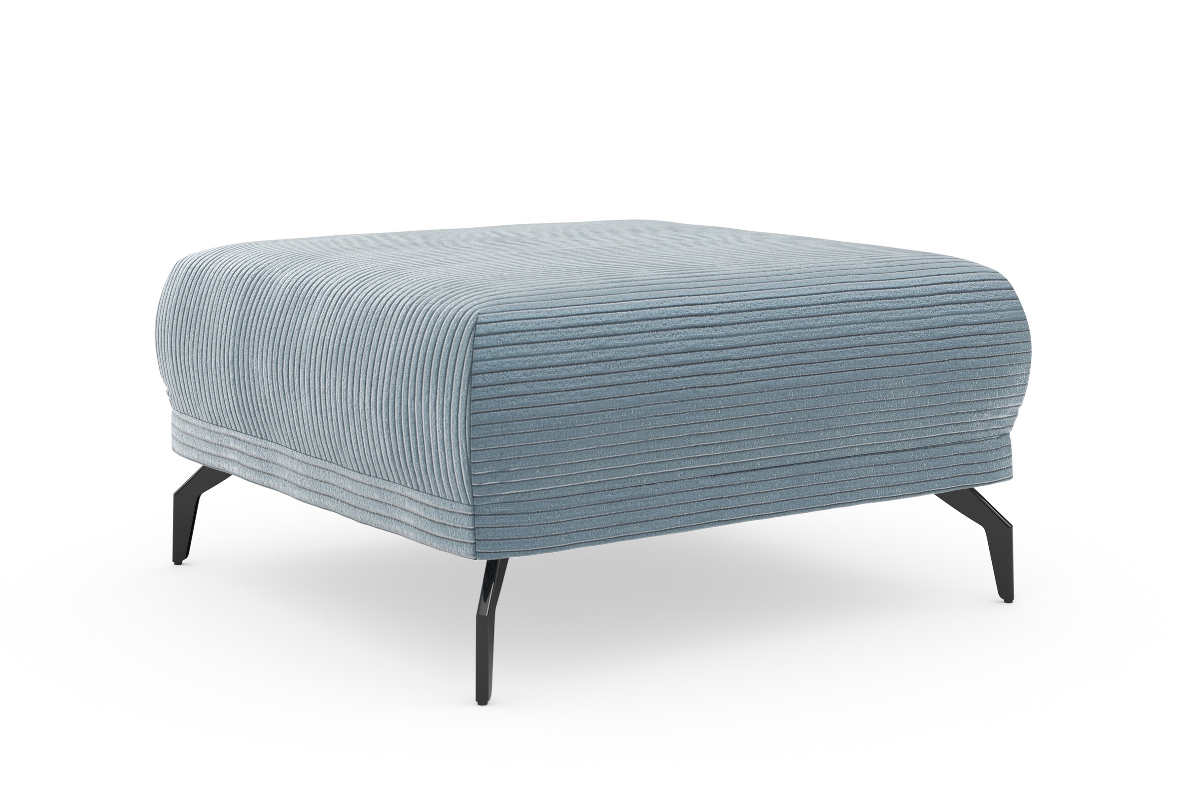 Home affaire Hocker "Coco" Cord-Bezug in 2 Ausführungen, Füßen 15 cm hoch günstig online kaufen