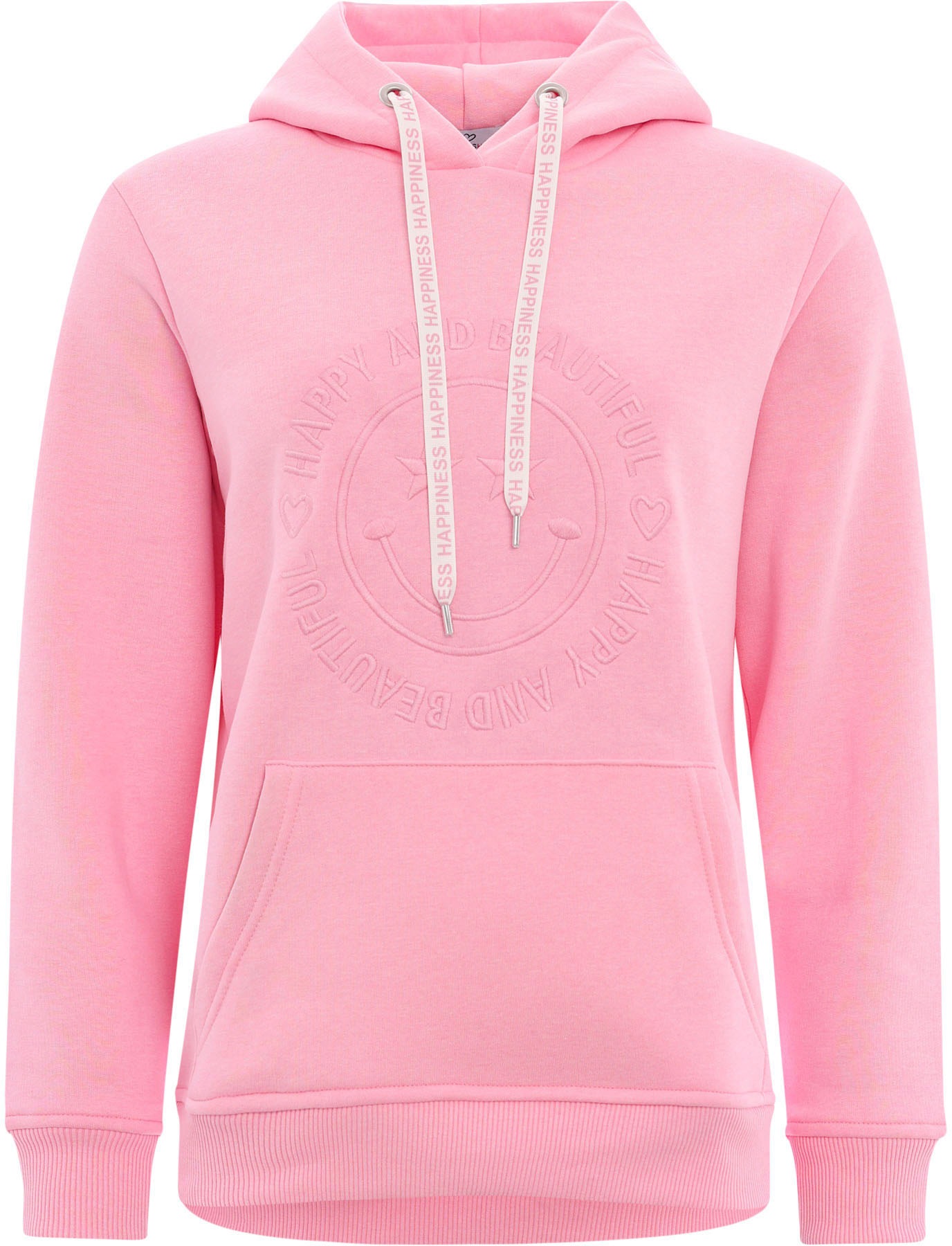 Zwillingsherz Kapuzensweatshirt "Happy and Beautiful", mit gleichfarbiger S günstig online kaufen