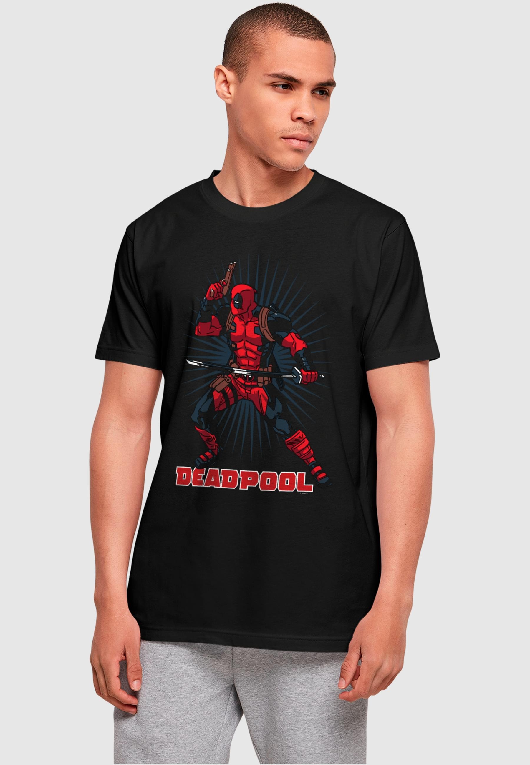 ABSOLUTE CULT T-Shirt "ABSOLUTE CULT Herren Deadpool - Gun Sword Burst T-Sh günstig online kaufen