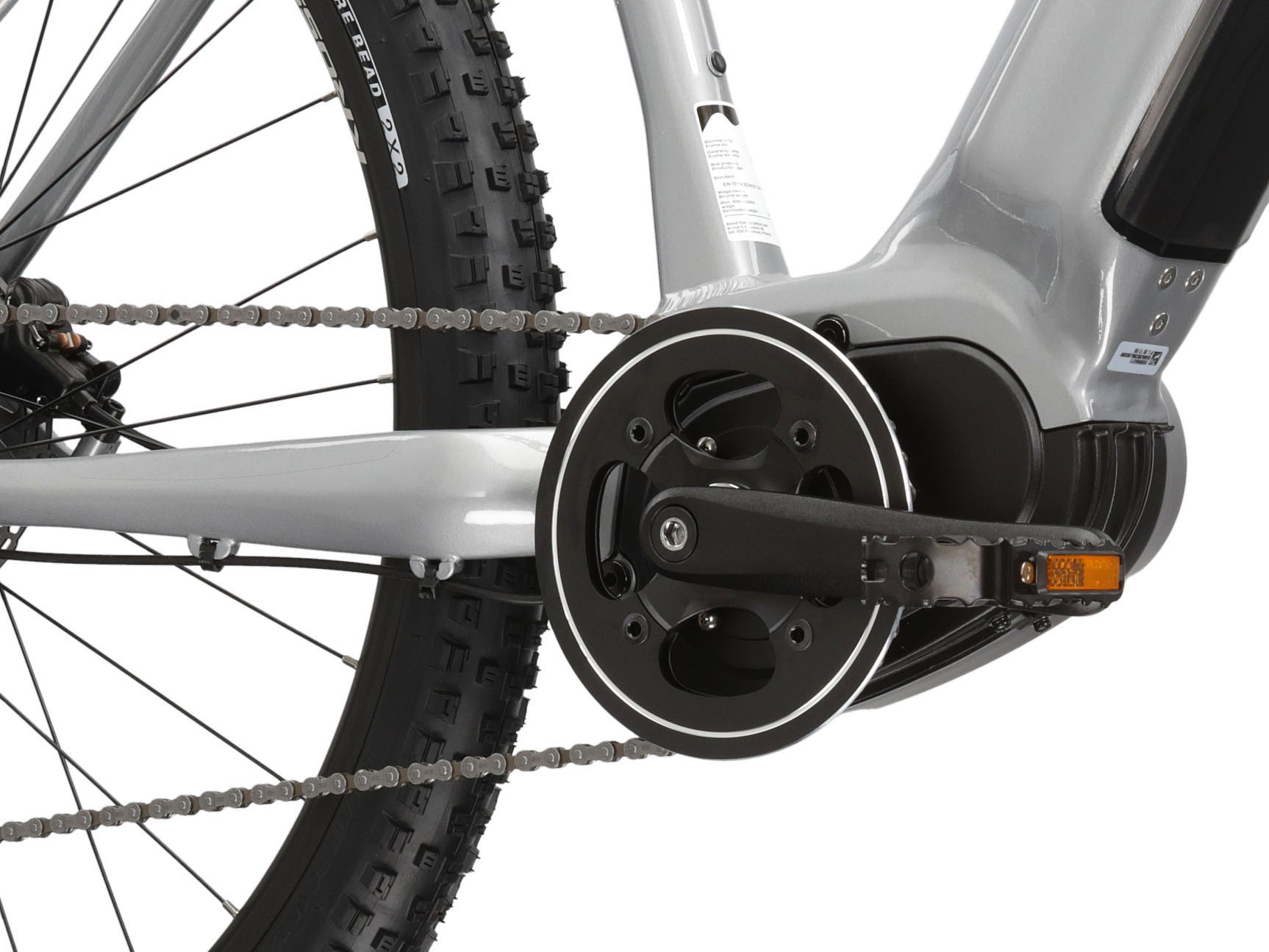 Kross E-Bike »E-MTB Hexagon Boost 3.0 29 Zoll silberfarben«, 8 Gang, microSHIFT, ACOLYTE M5185M, Mittelmotor 250 W