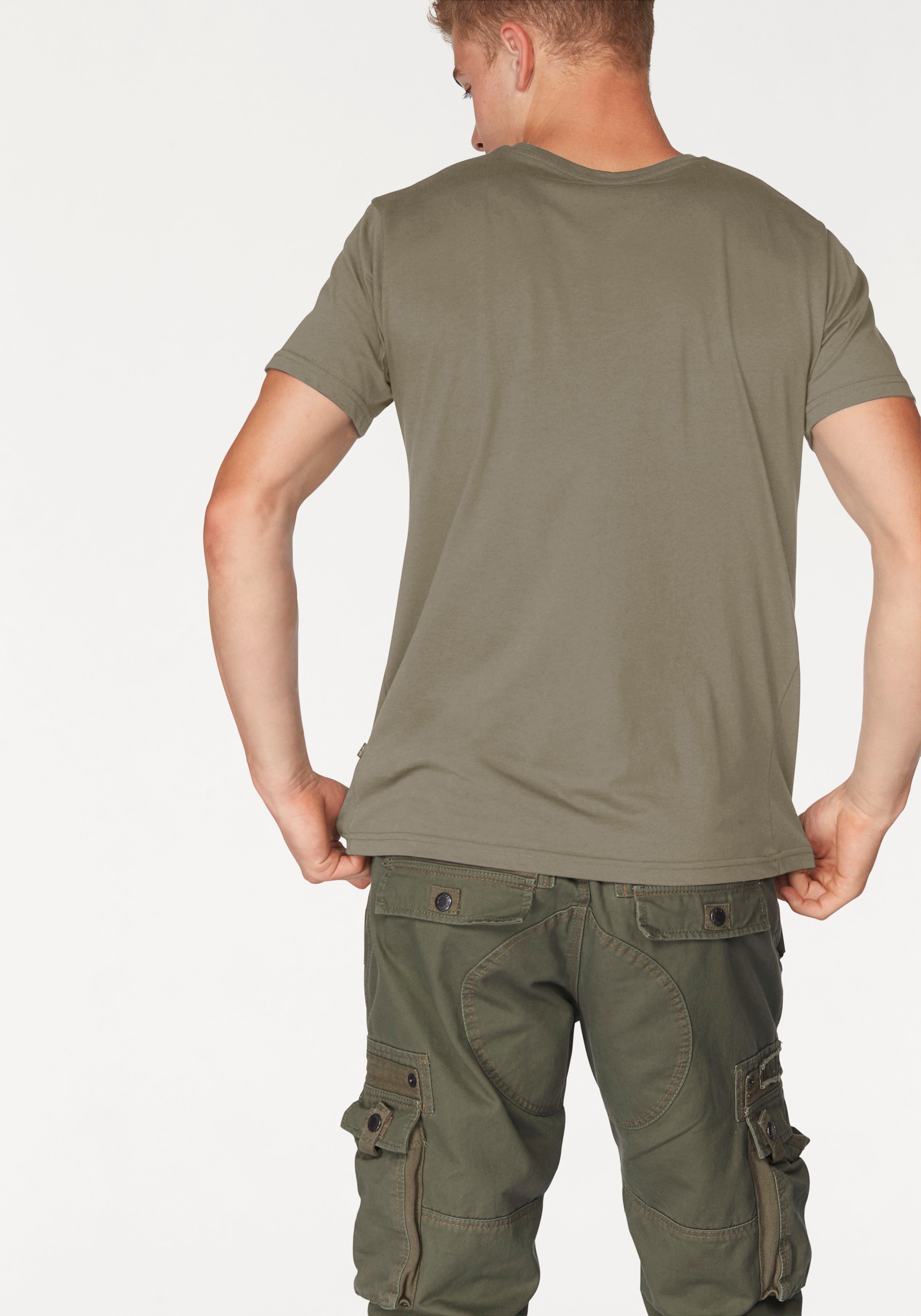 Alpha Industries Rundhalsshirt "Logo Print T" günstig online kaufen