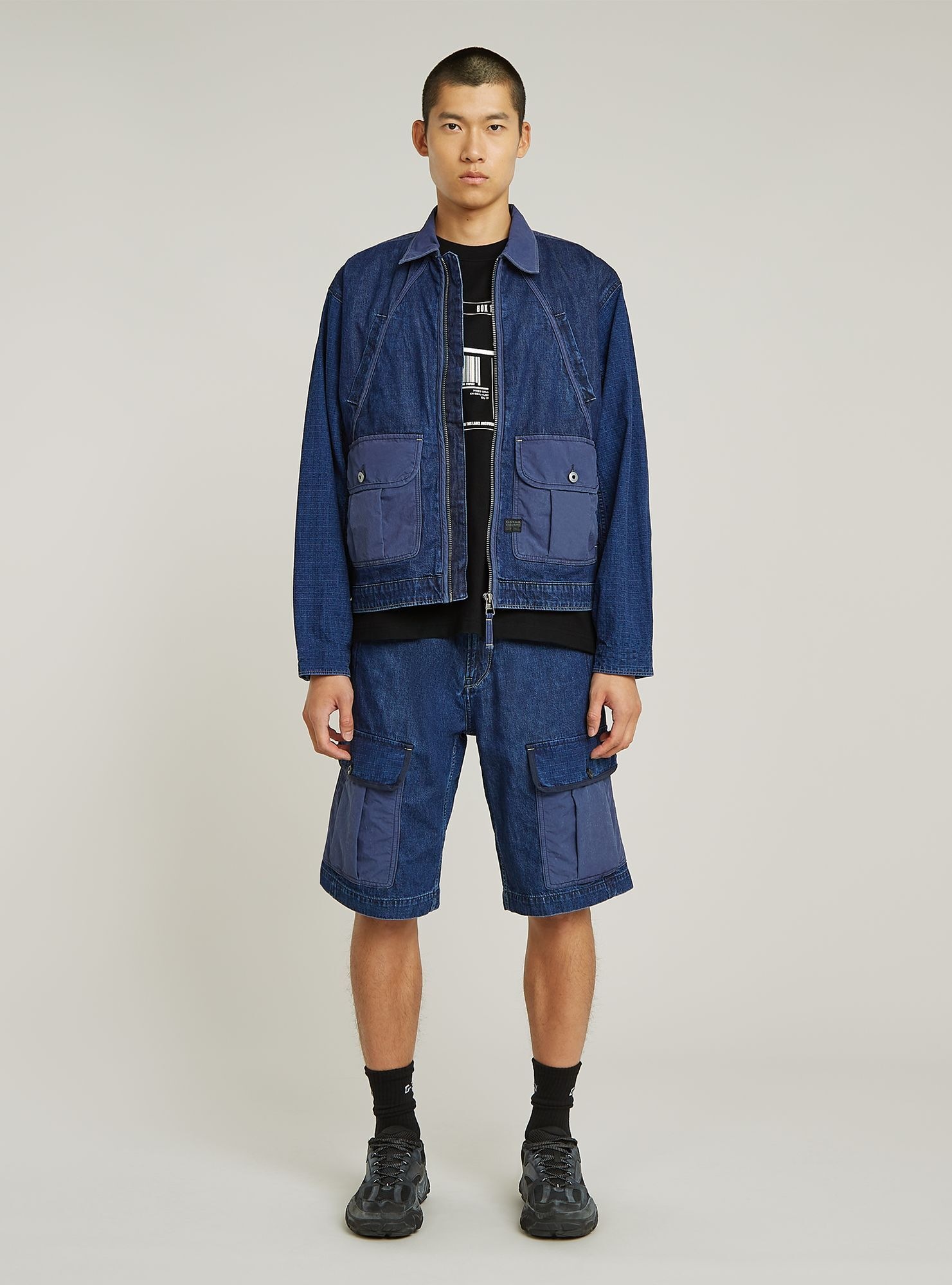 G-STAR Jeansjacke »Mixed Coach Zip Jacke«