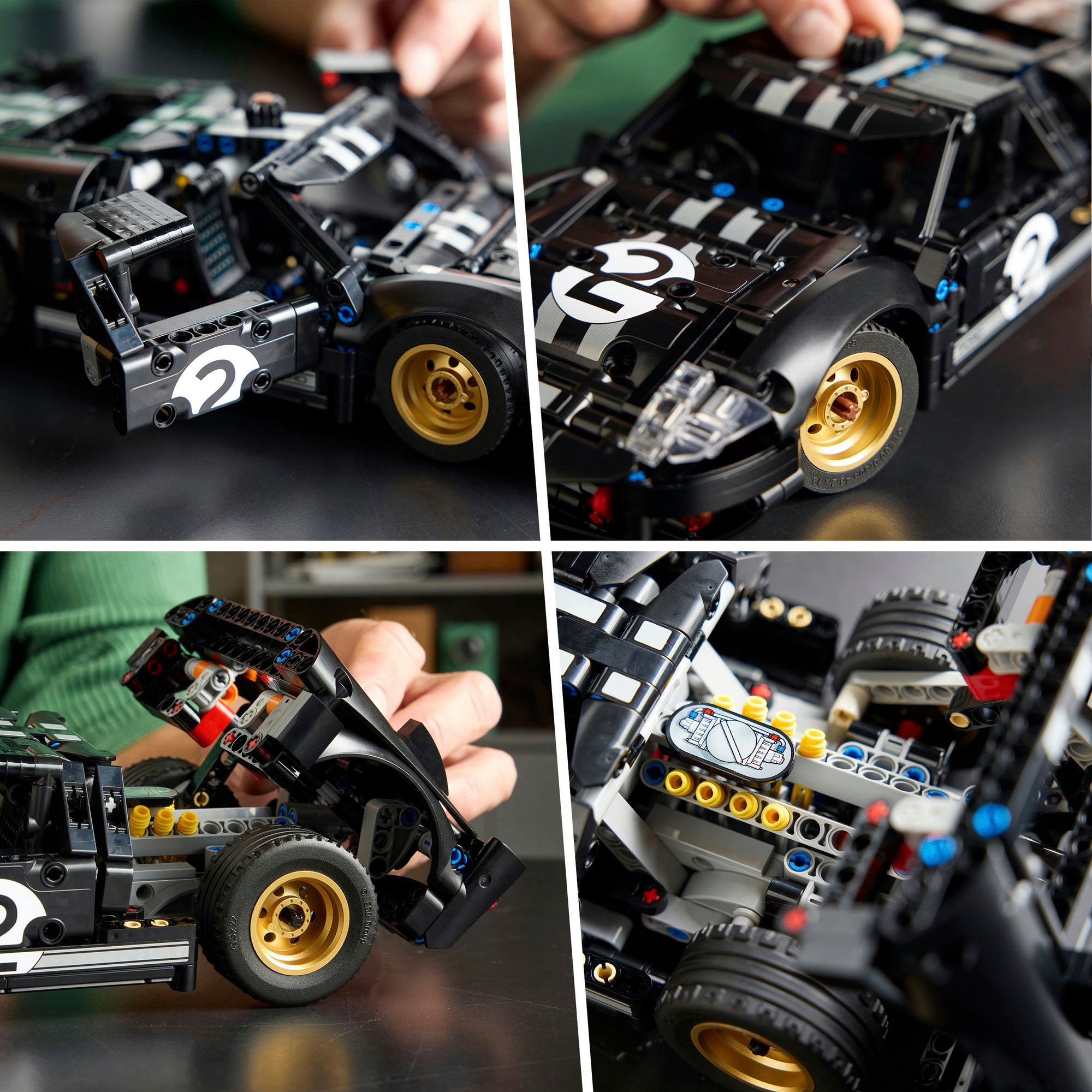 LEGO® Konstruktionsspielsteine »1966 Ford GT40 MKII Rennwagen (42223), LEGO Technic« Made in Europe