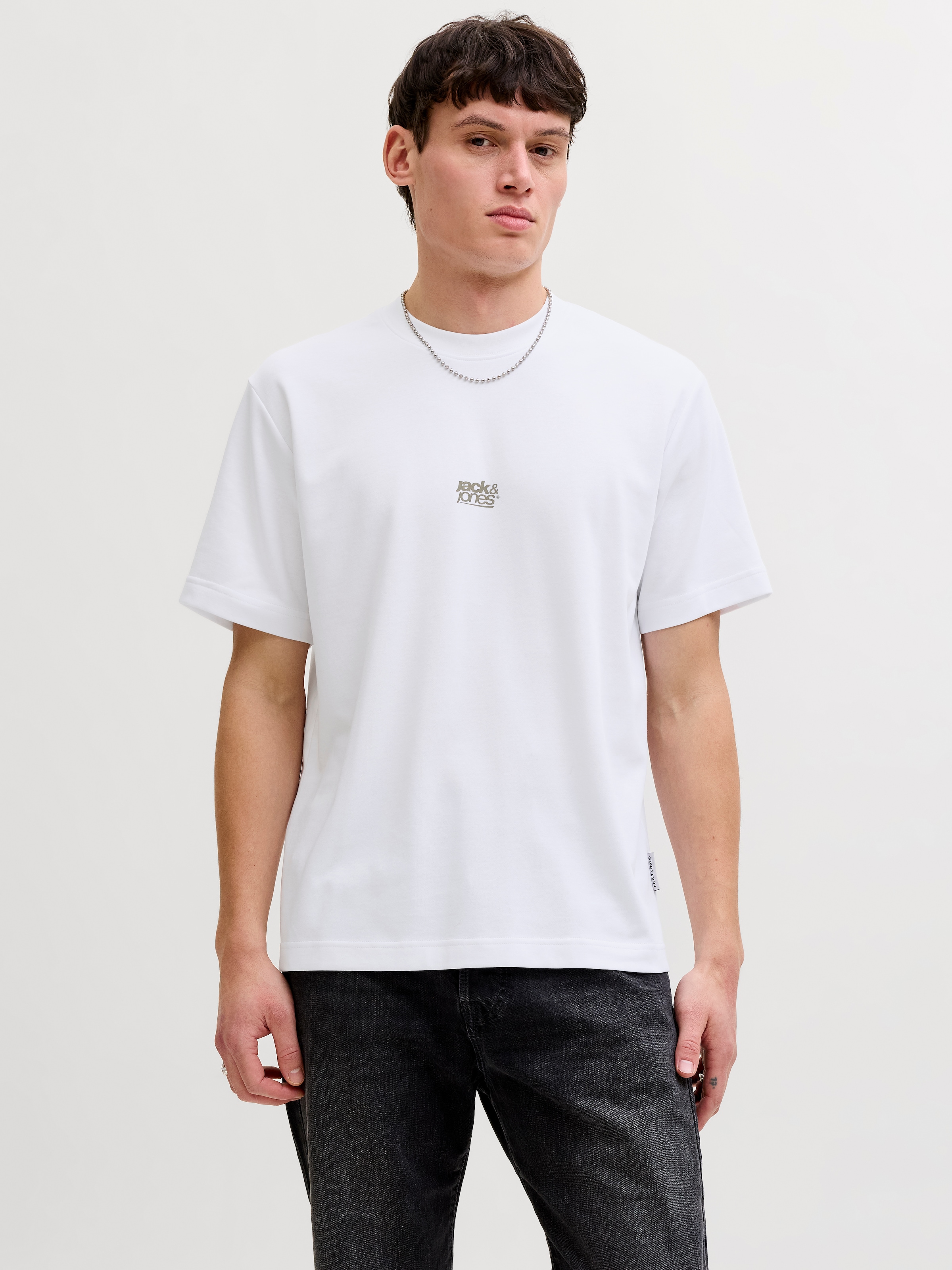 Jack & Jones T-Shirt »JCOBREEZE BACK PRINT TEE SS CREW EA26«