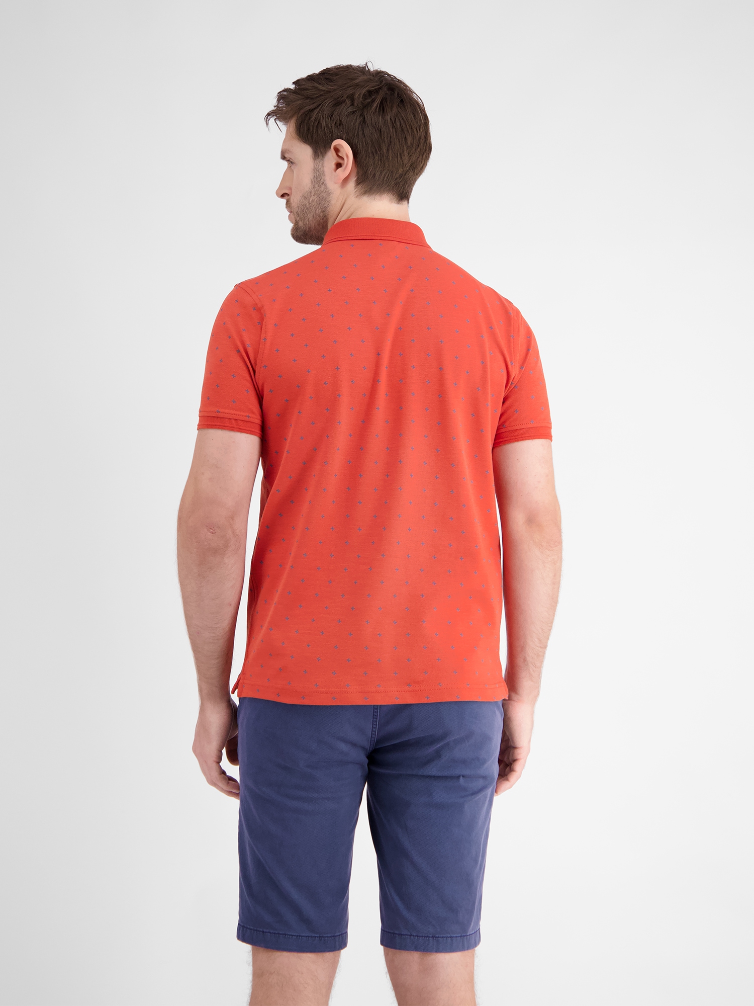 LERROS Poloshirt »LERROS Poloshirt mit Punkt-Print«