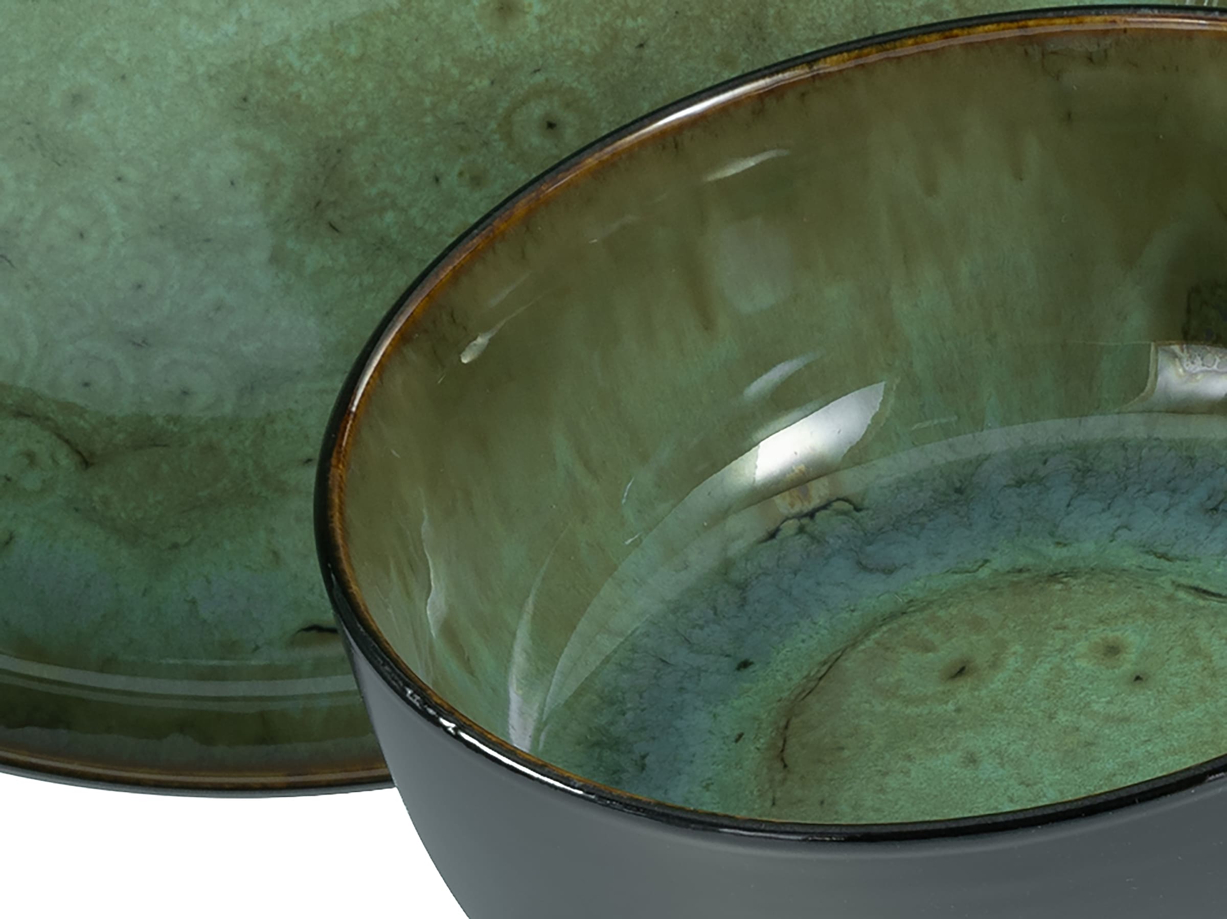 CreaTable Kombiservice »Nordic Fjord«, (Set, 10 tlg.), je 2 Speiseteller, Suppenteller, Dessertteller, Schalen, Kaffeebecher