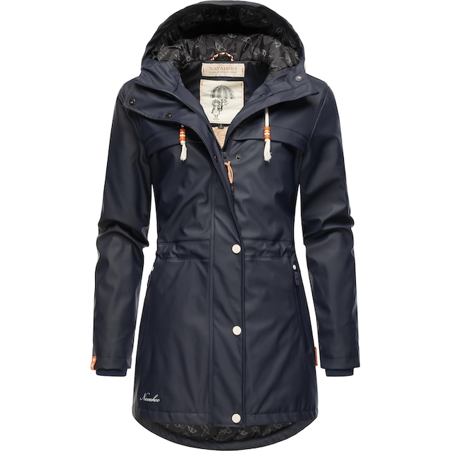 Navahoo Regenmantel »Rainy Forest«, modischer Damen Outdoor Regenparka  online bestellen | BAUR