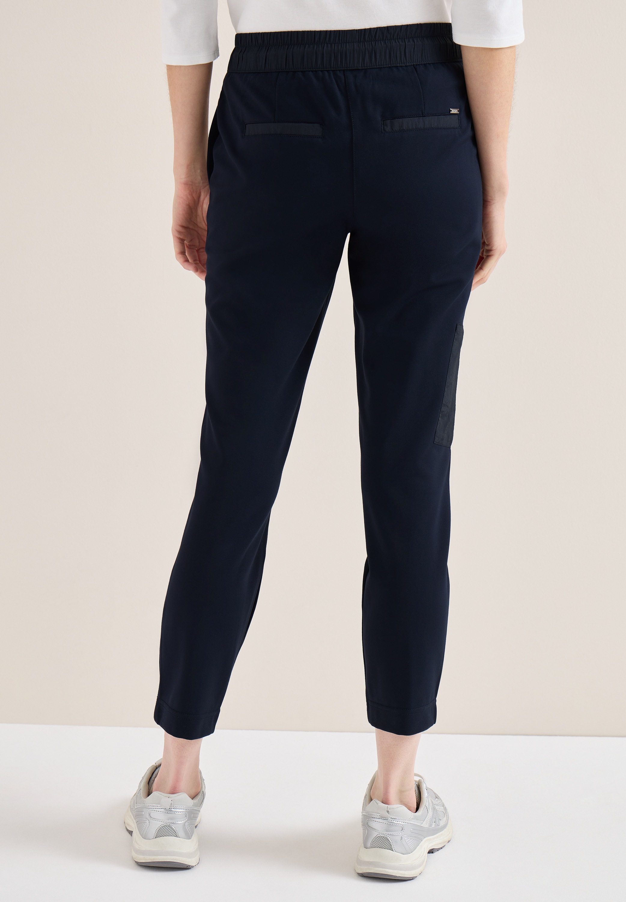 CECIL Tracey Women's Trousers Universal Blue XS 5