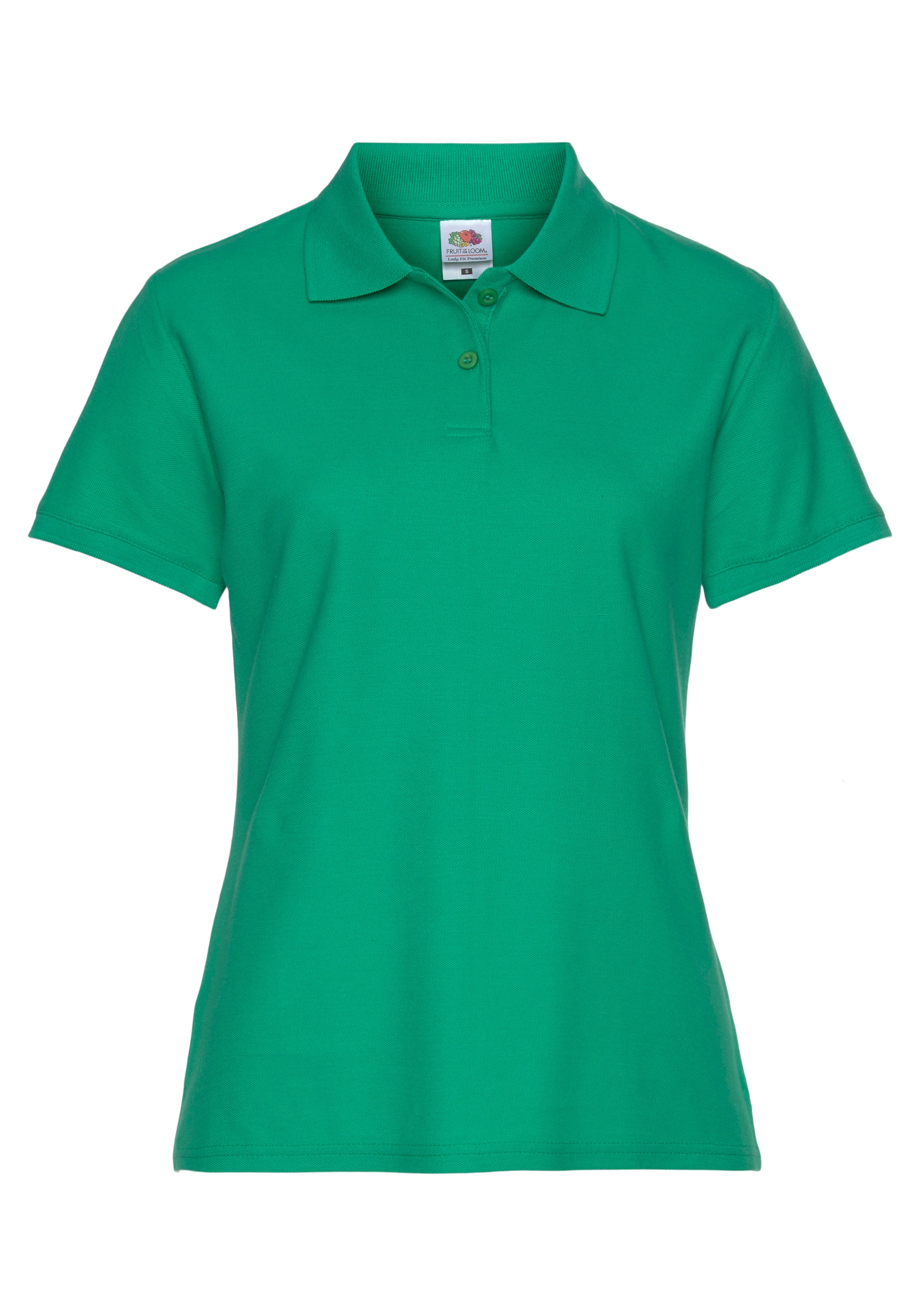 Fruit of the Loom Poloshirt "Lady-Fit Premium Polo" Sommershirt, unifarben, günstig online kaufen