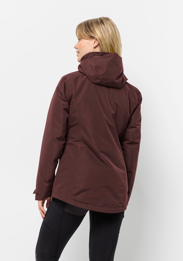 Jack Wolfskin 3-in-1-Funktionsjacke »BERGLAND 3IN1 JKT W«, mit Kapuze