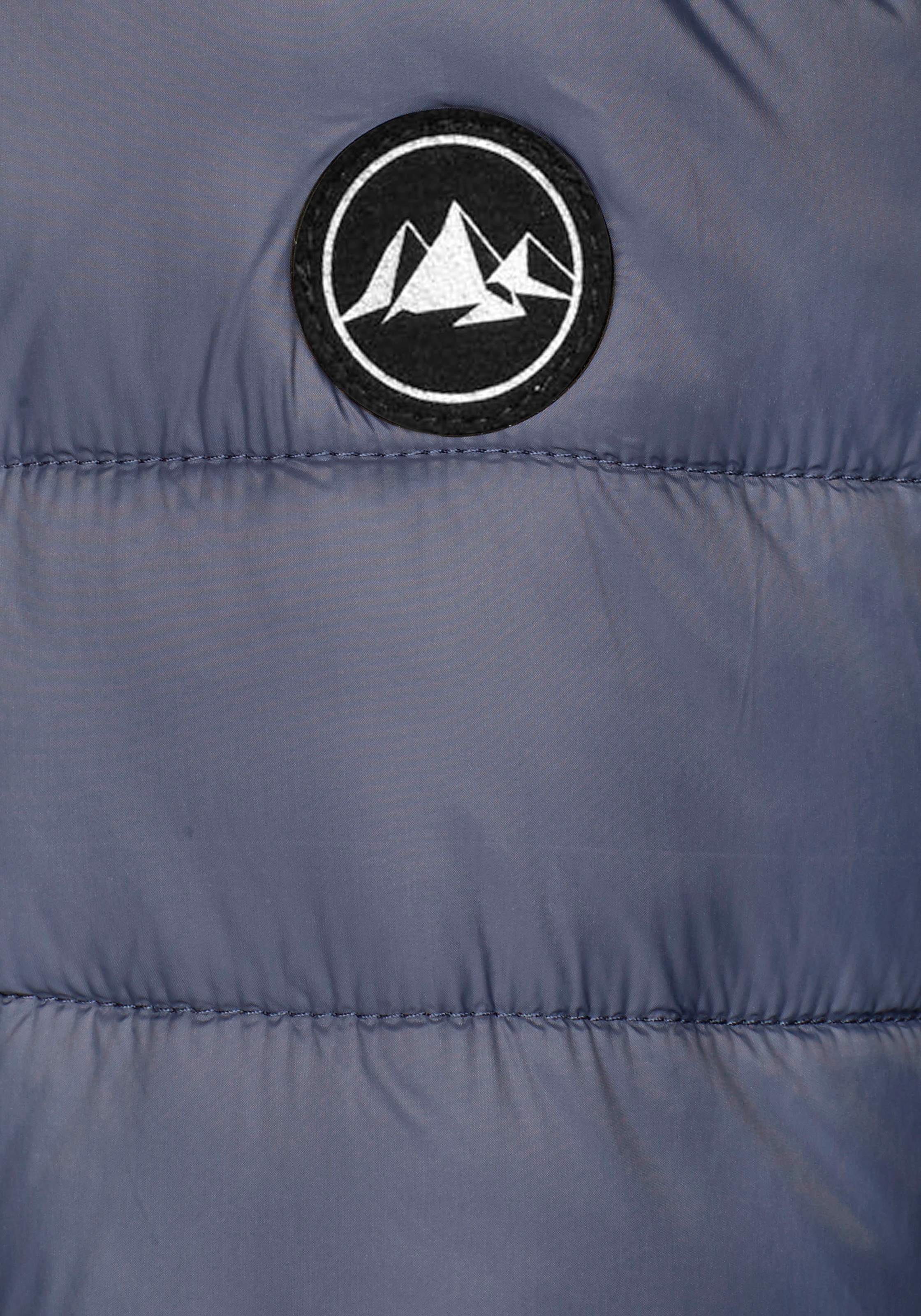 Polarino Steppjacke, mit Kapuze, für kühle Tage, aus leichtem Webmaterial, wasserabweisend