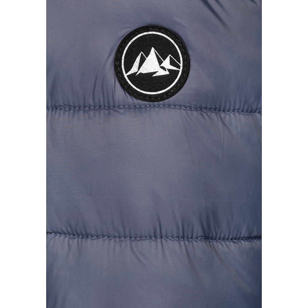 Polarino Steppjacke, mit Kapuze