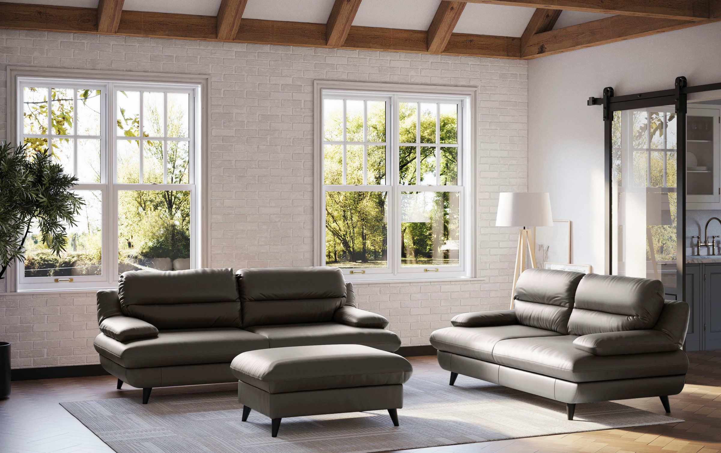 COTTA 3-Sitzer Zeitloses Design günstig online kaufen