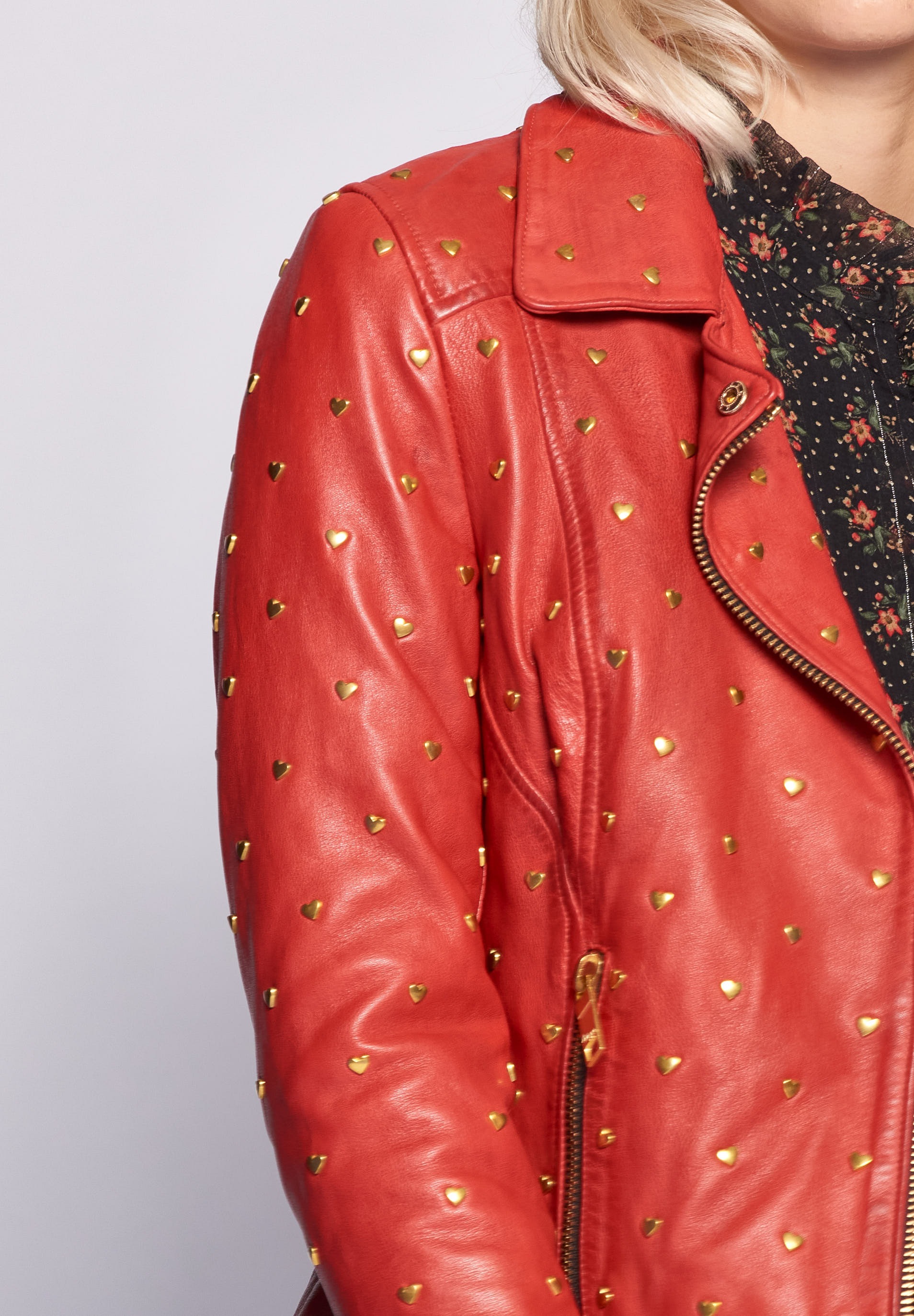 Maze Lederjacke »Heart«