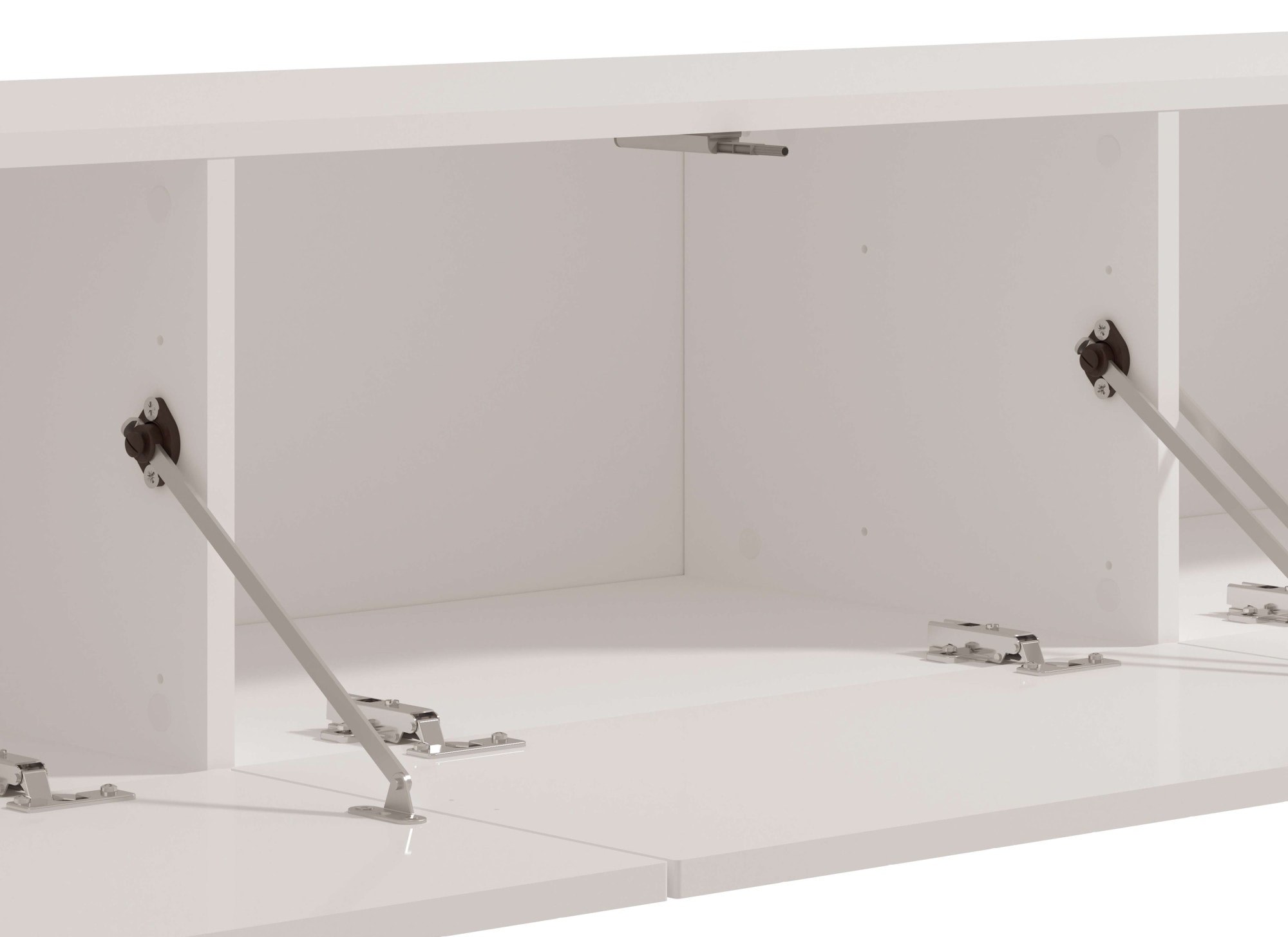 INOSIGN Lowboard »Antibes TV-Lowboard, Breite 192/154/128 cm, TV-Schrank«, TV-Kommode, Front in 3D-Optik, Push-To-Open-Funktion