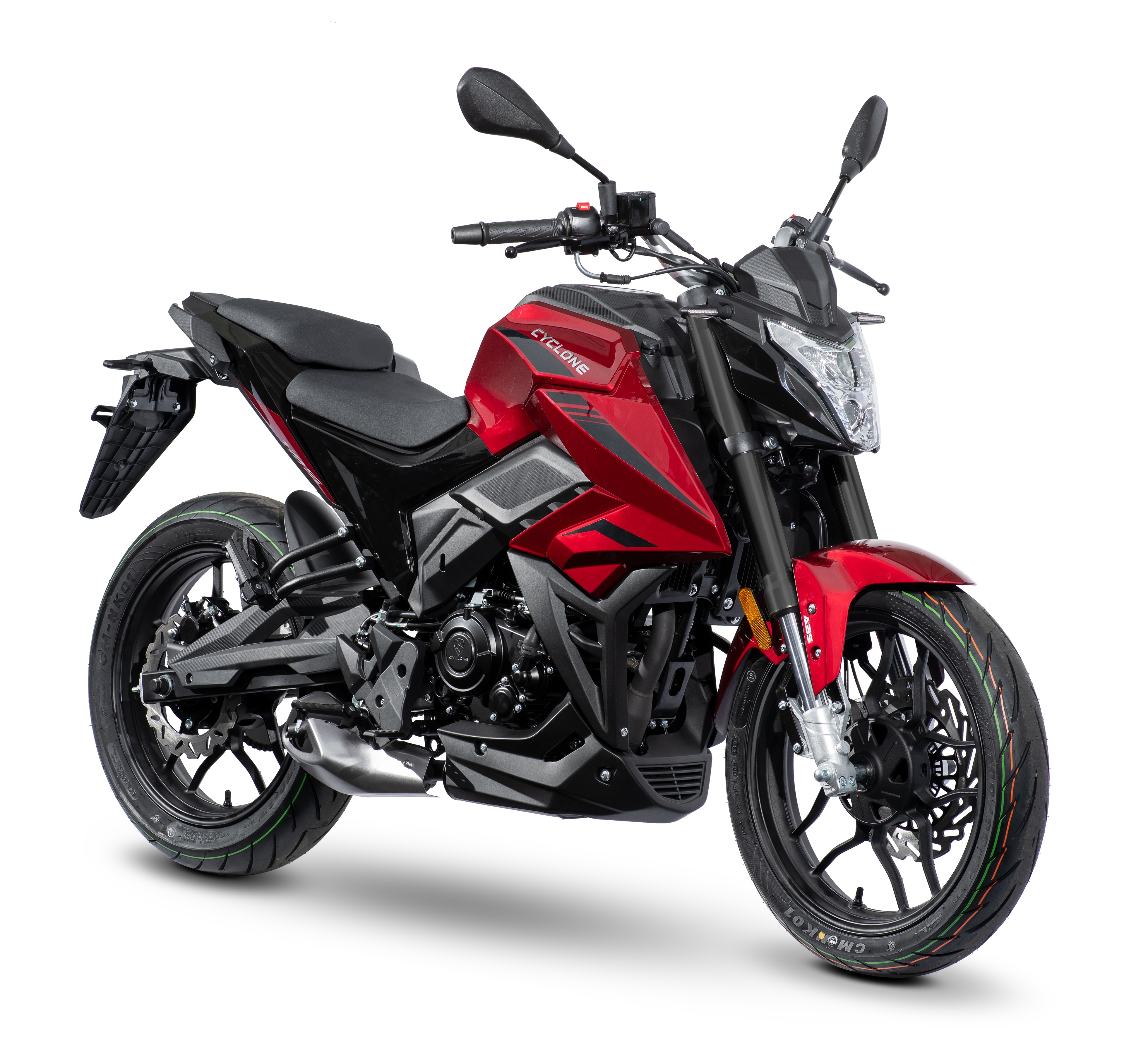 Cyclone Motorrad "Batllo5, 125, E5+, Naked" 124 cm³ 95 km/h Euro 5+ 15 11 kW, 15 PS, ABS, 125er Naked, digitales Cockpit